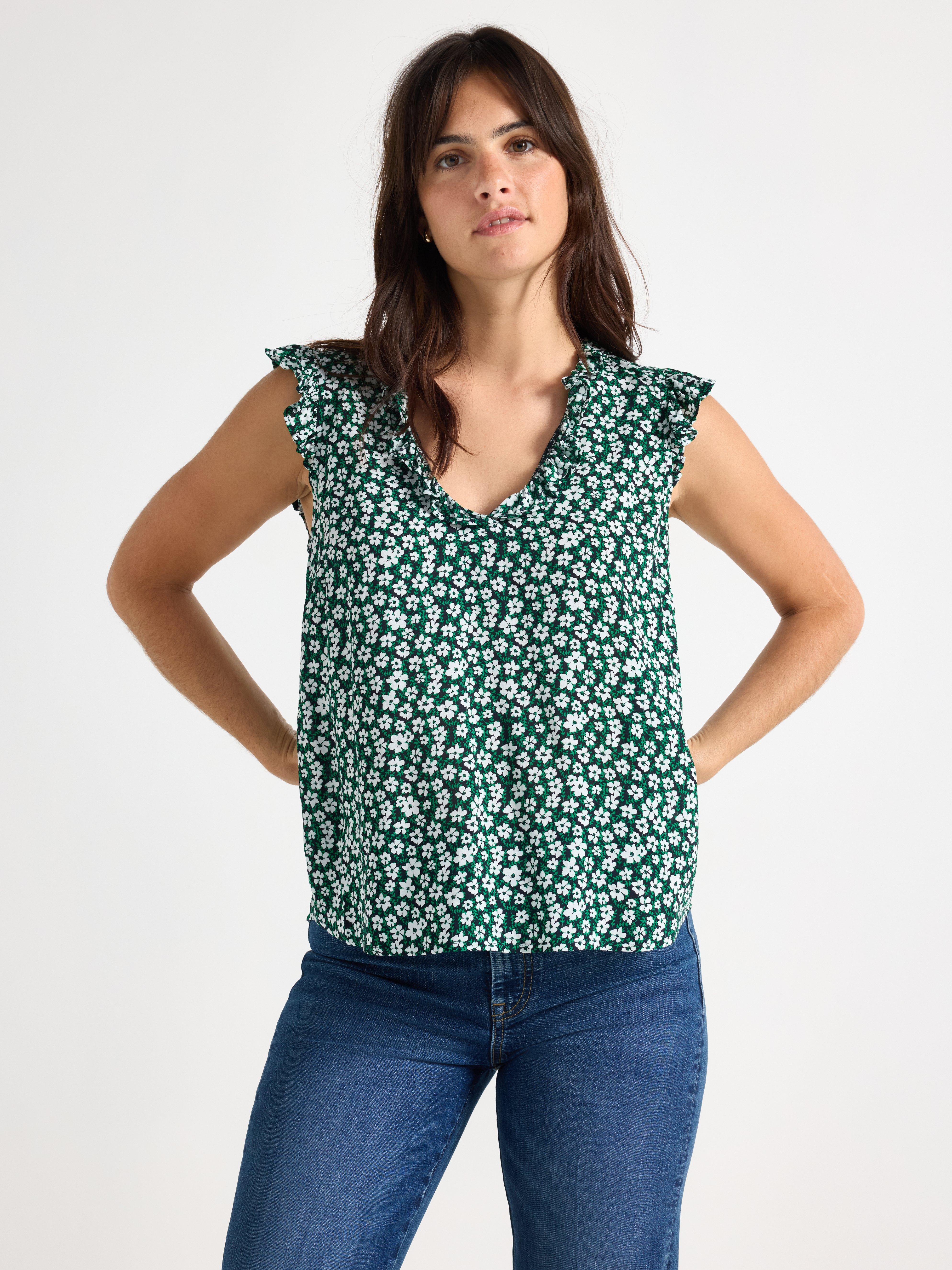 Bluse - Dame - Grønn