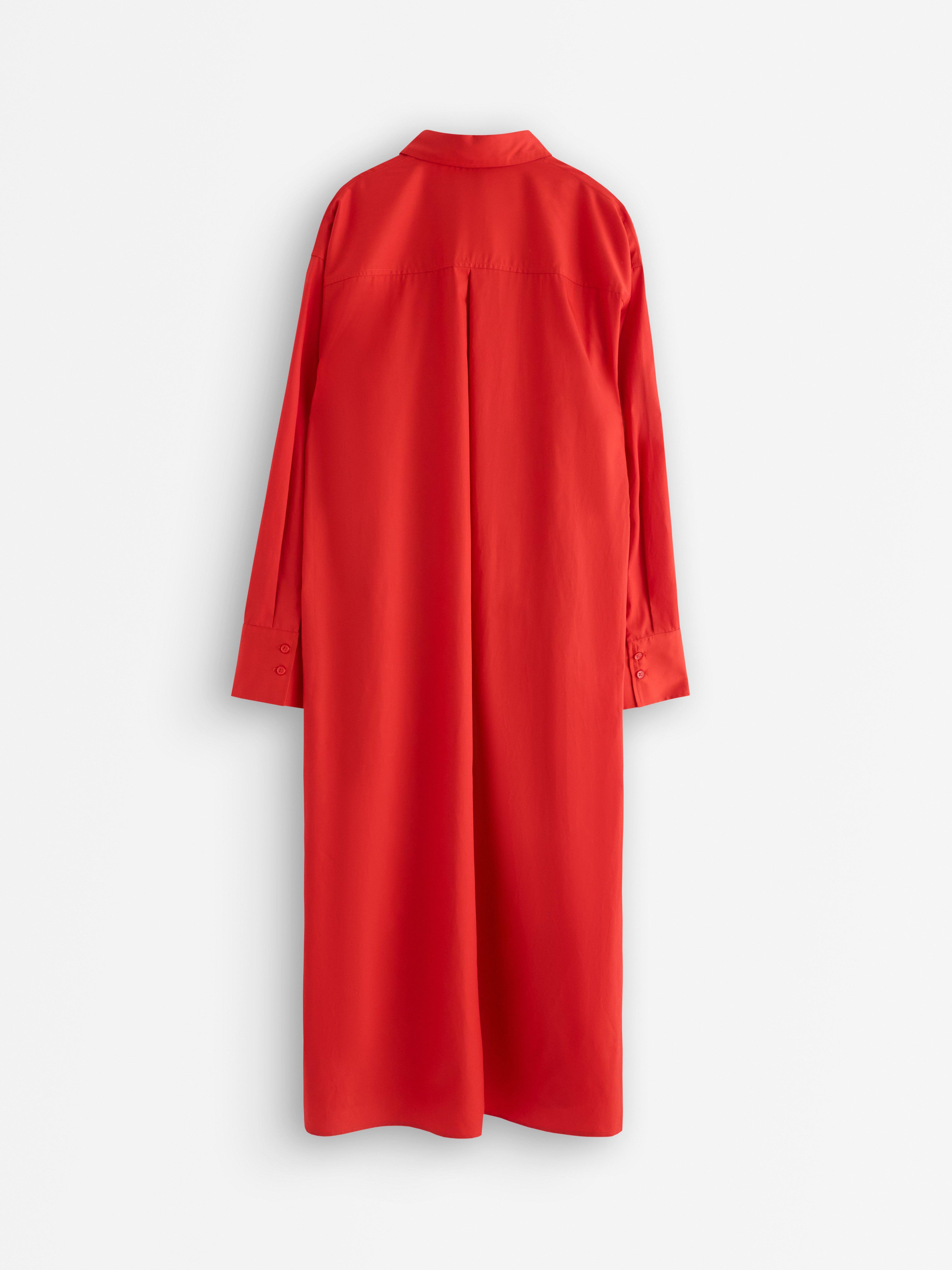Shirt dress - Womens Wear - Red