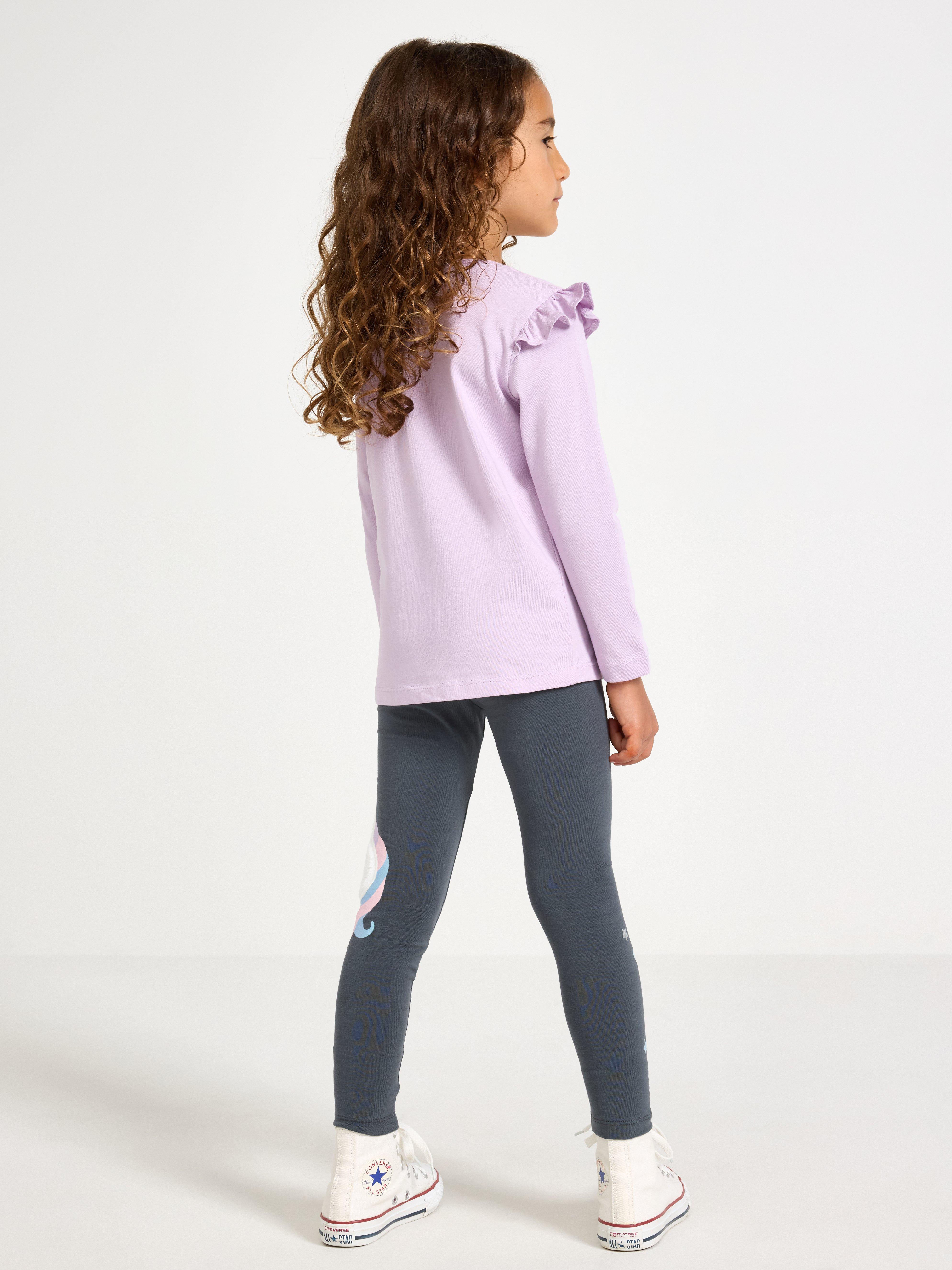 Leggings - Børn - Grå