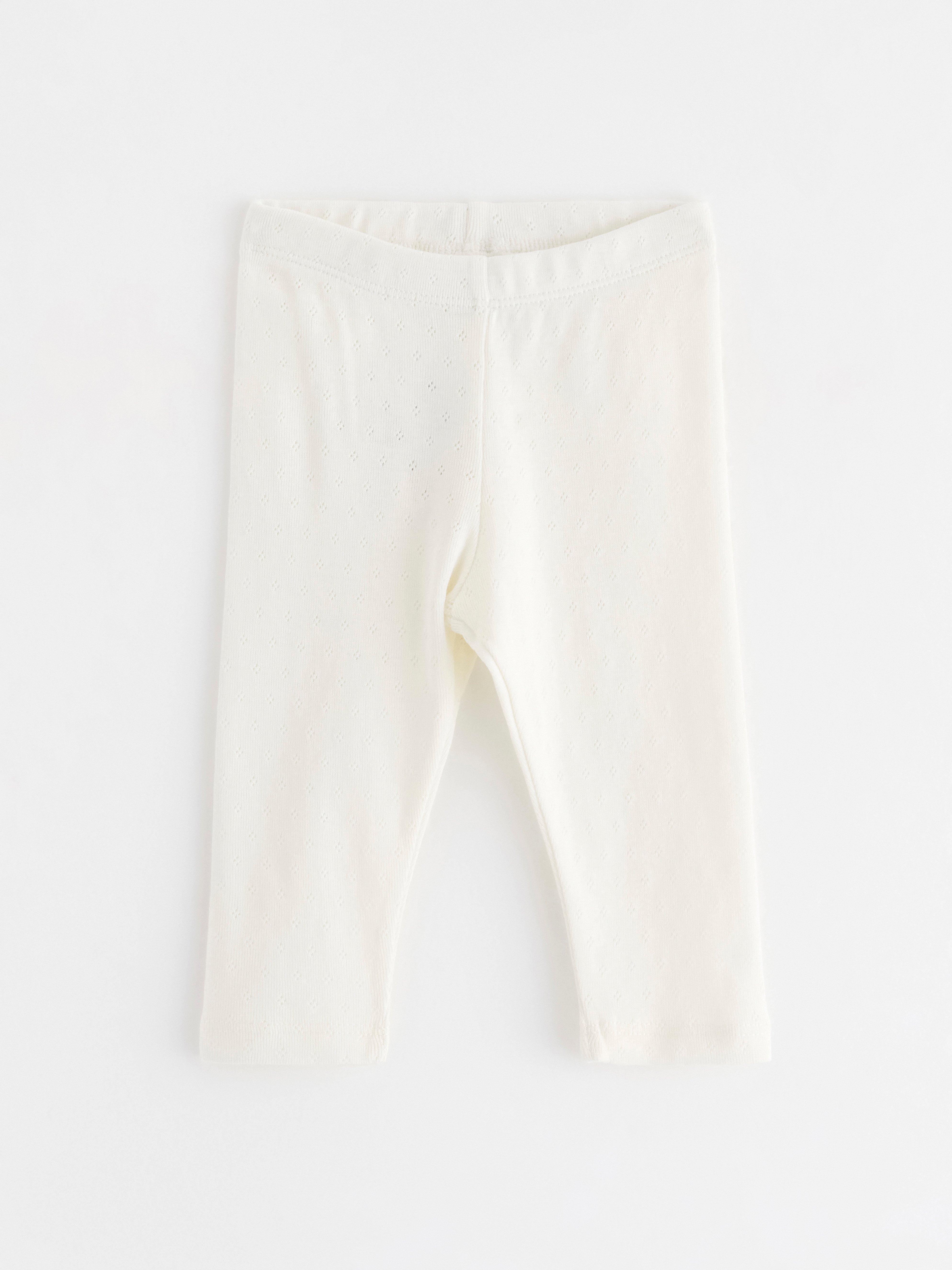 Leggings - Børn - Hvid