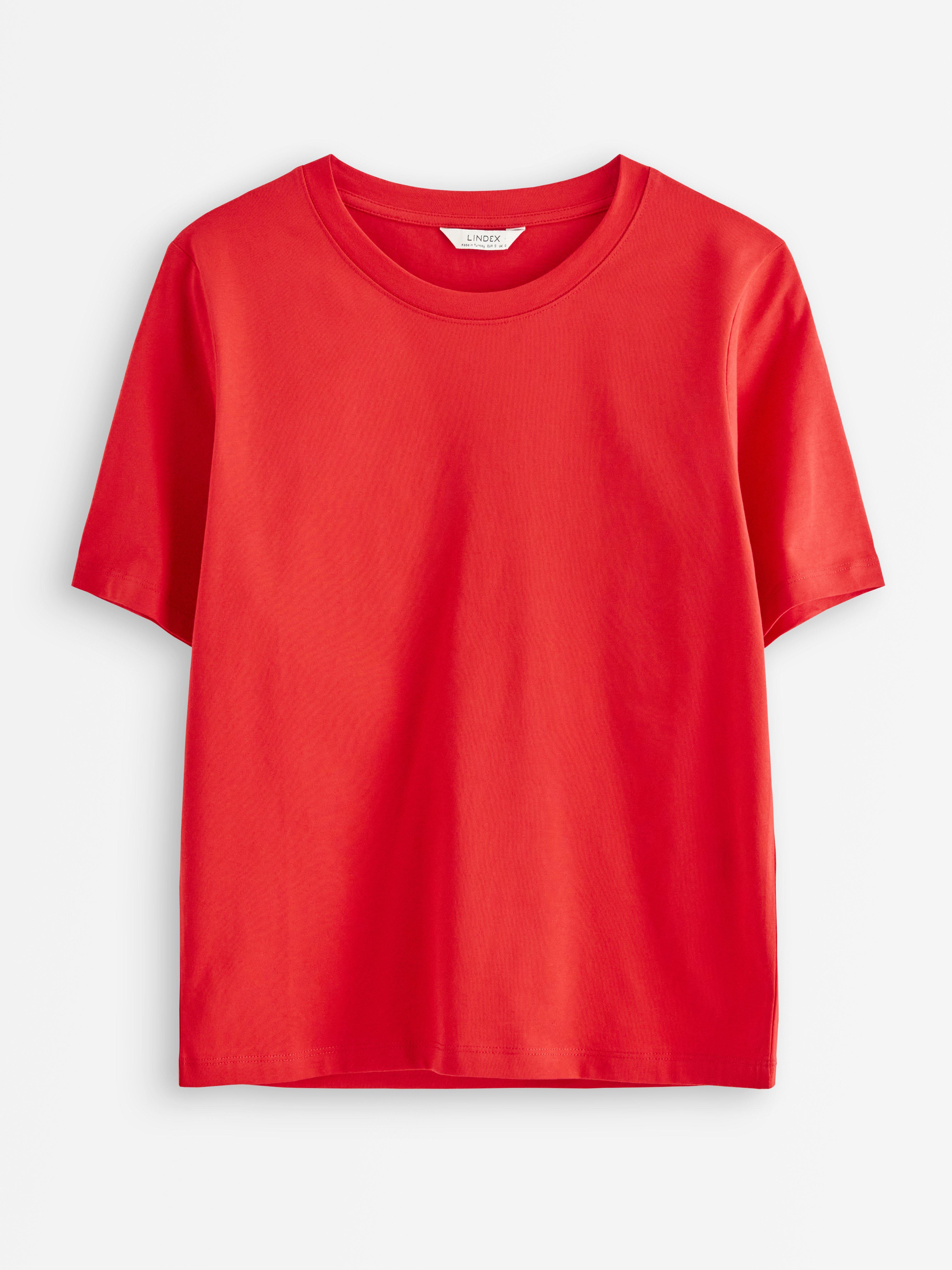 T-shirt - Dame - Rød