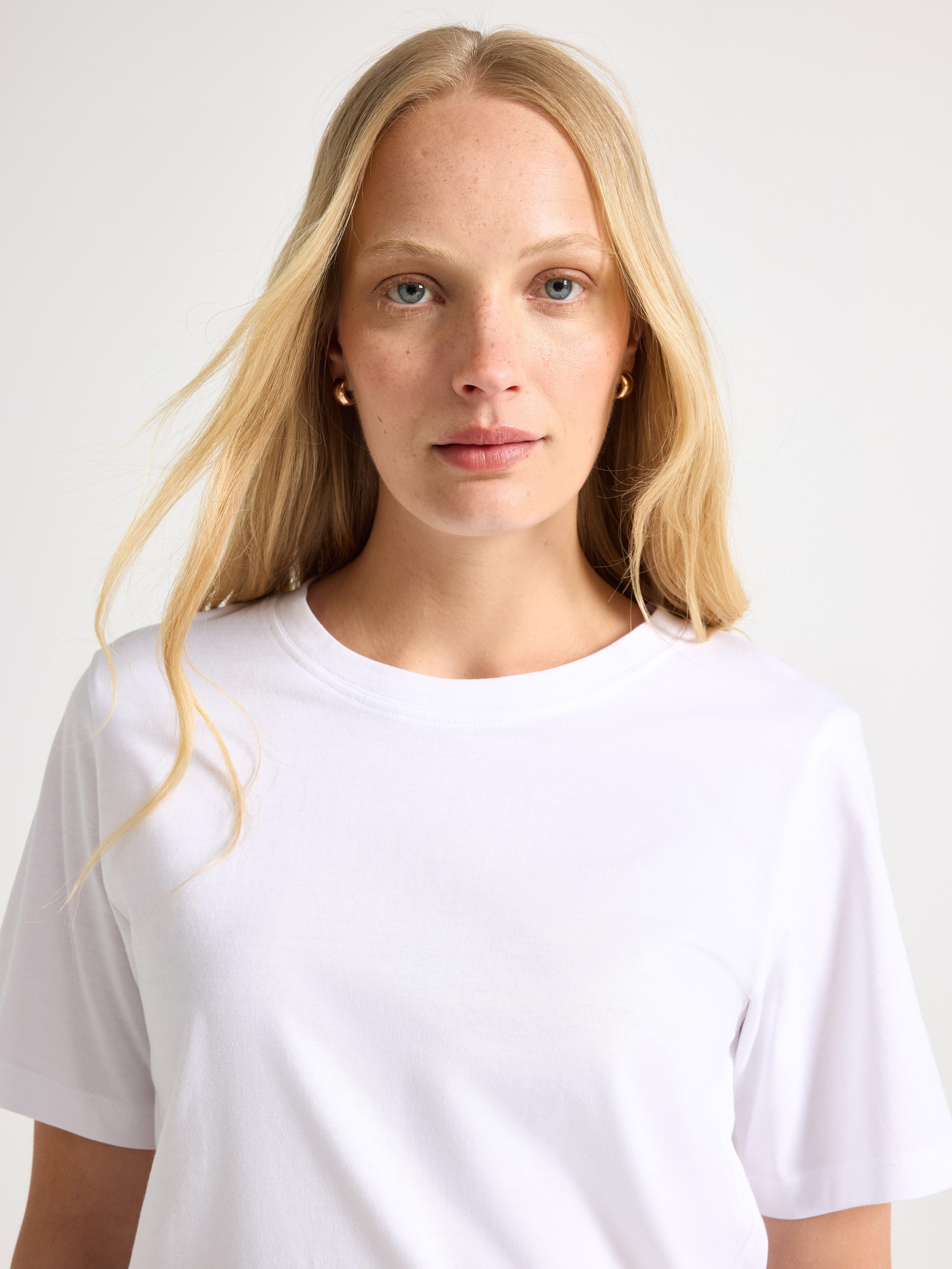 T-shirt - Dame - Hvid