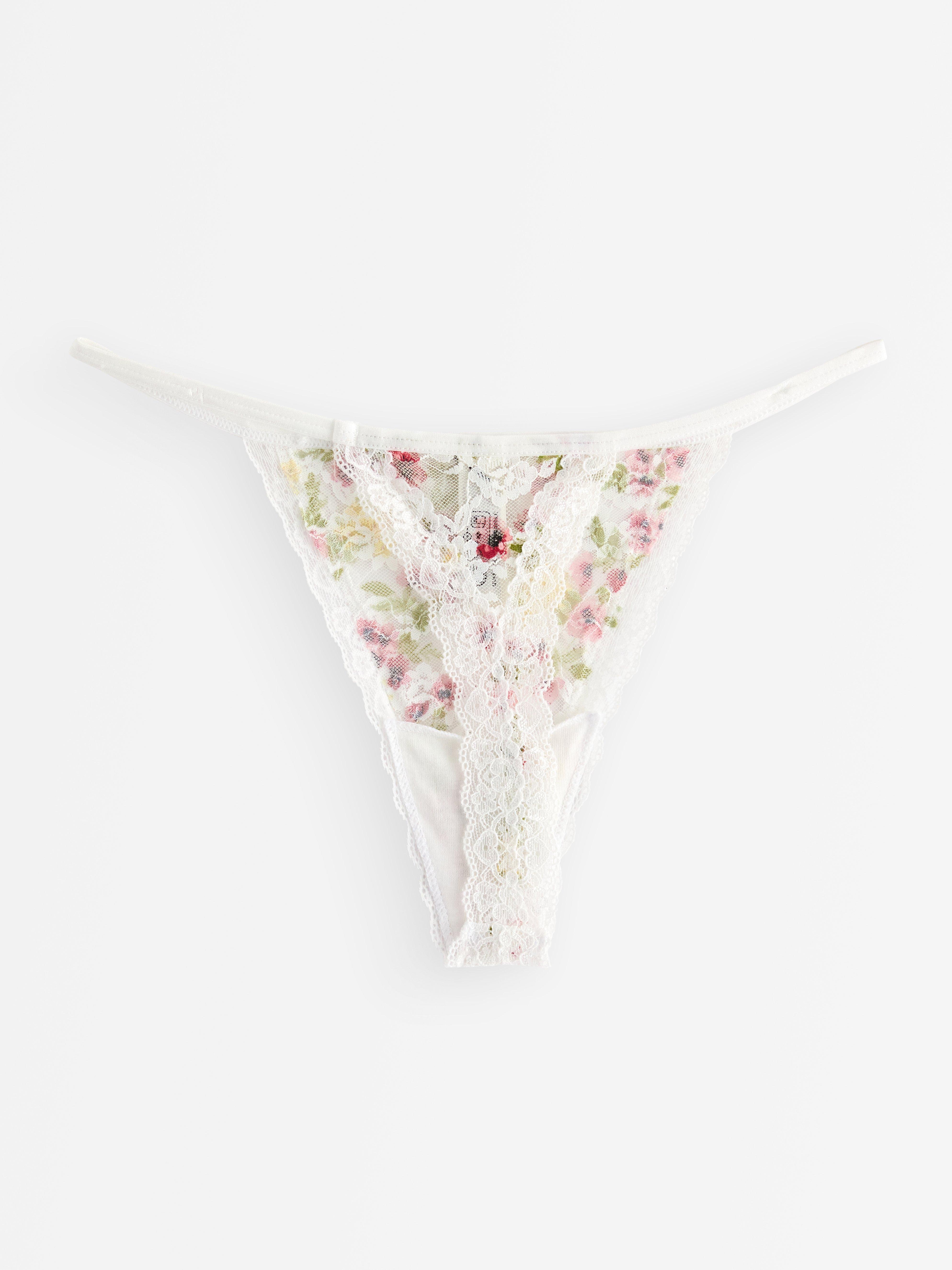 Thong Low - Lingerie - White