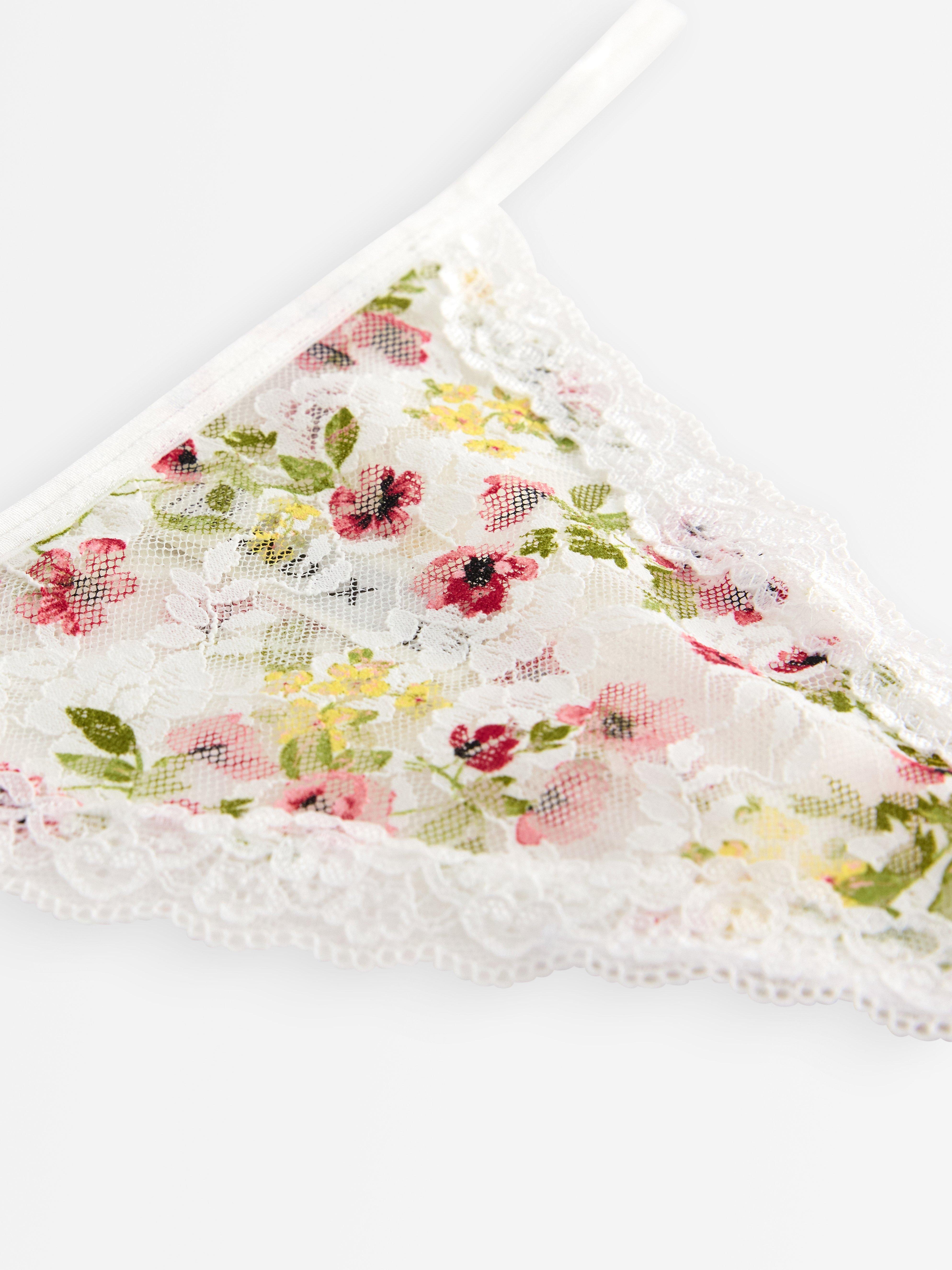 Thong Low - Lingerie - White