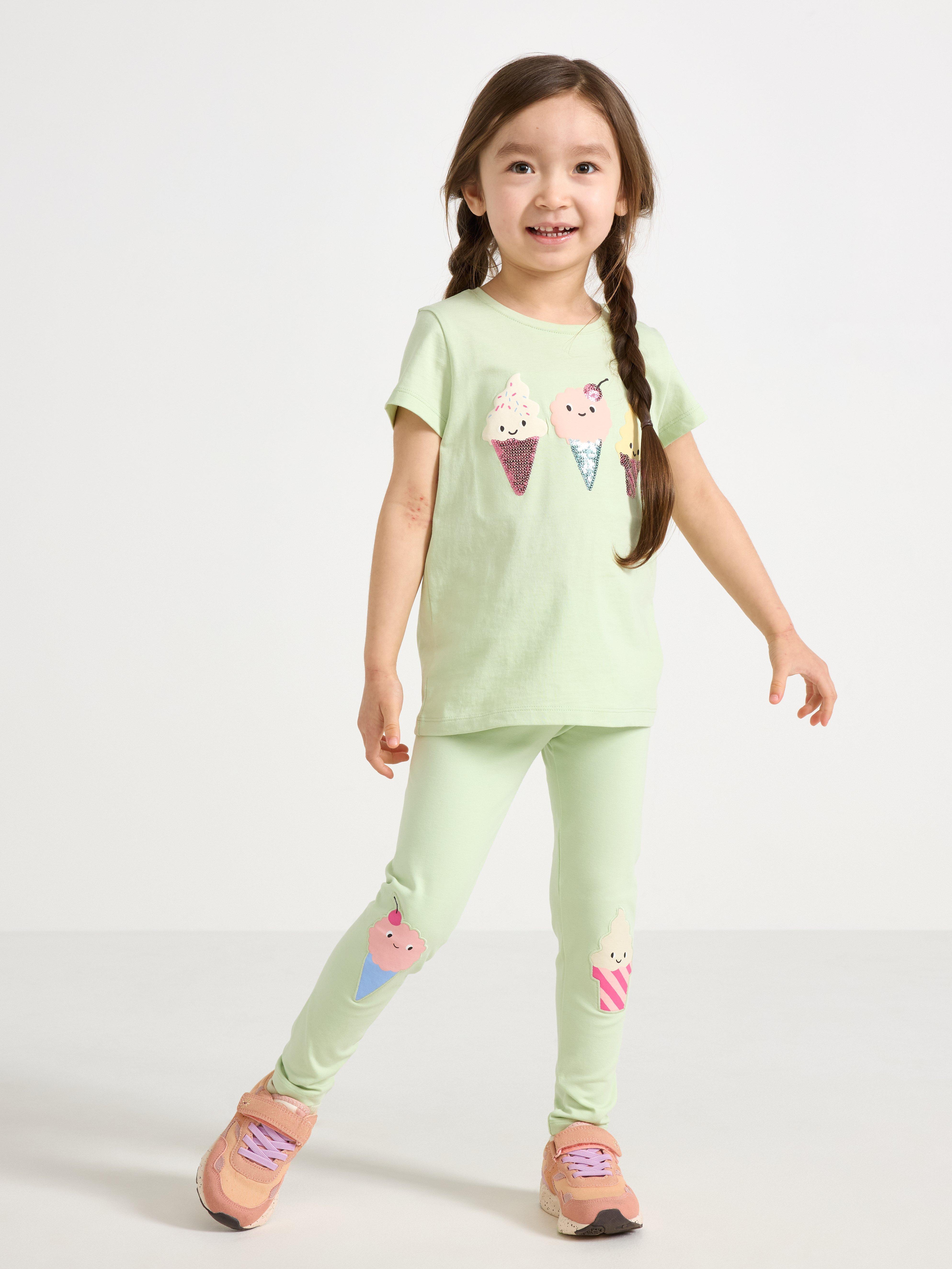 Leggings - Barn - Grön