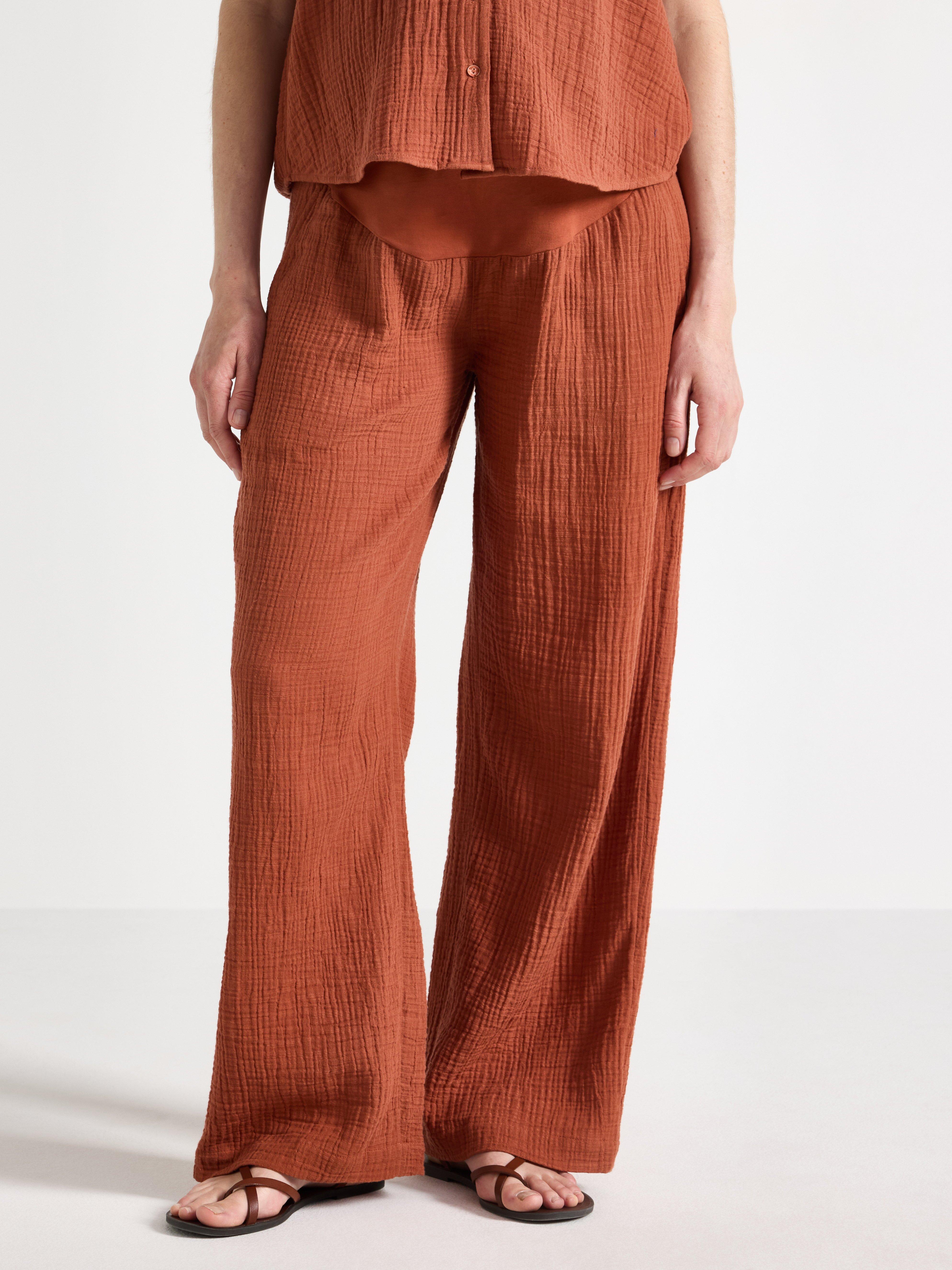 Maternity Trousers - Womens Wear - Orange