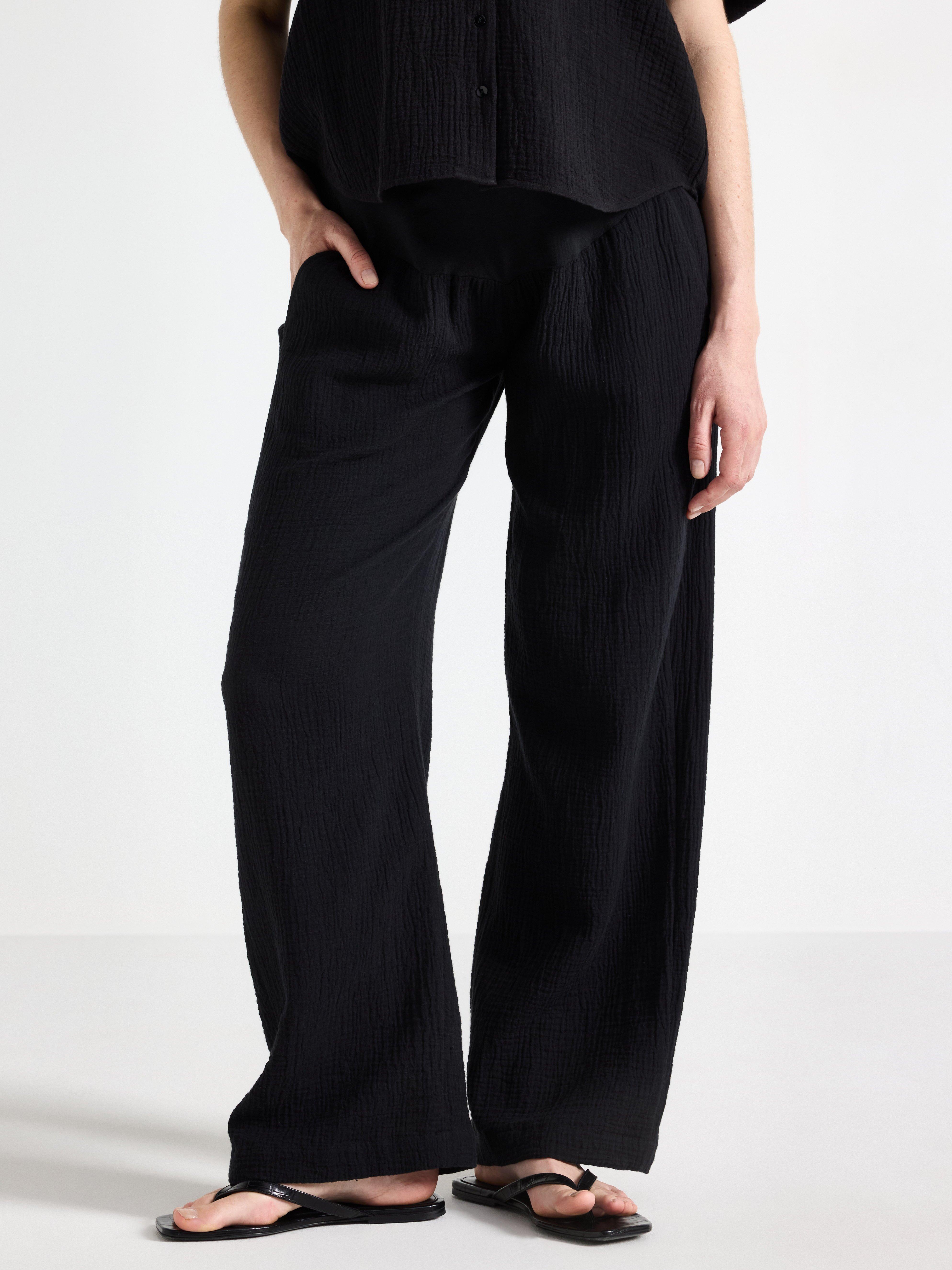 Tehotenské kalhoty - Ženy - Černá