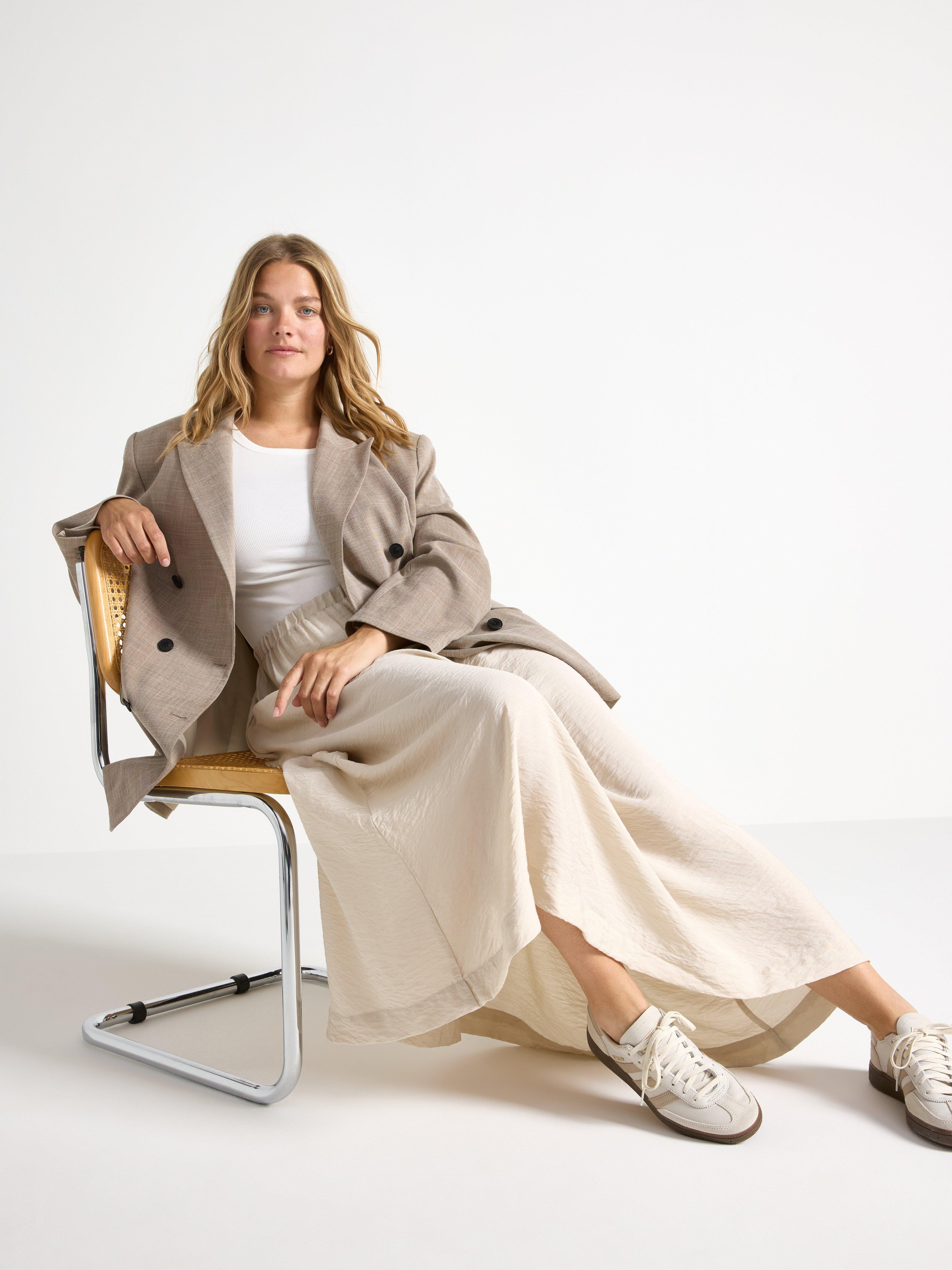 Maxi Skirt - Womens Wear - Beige