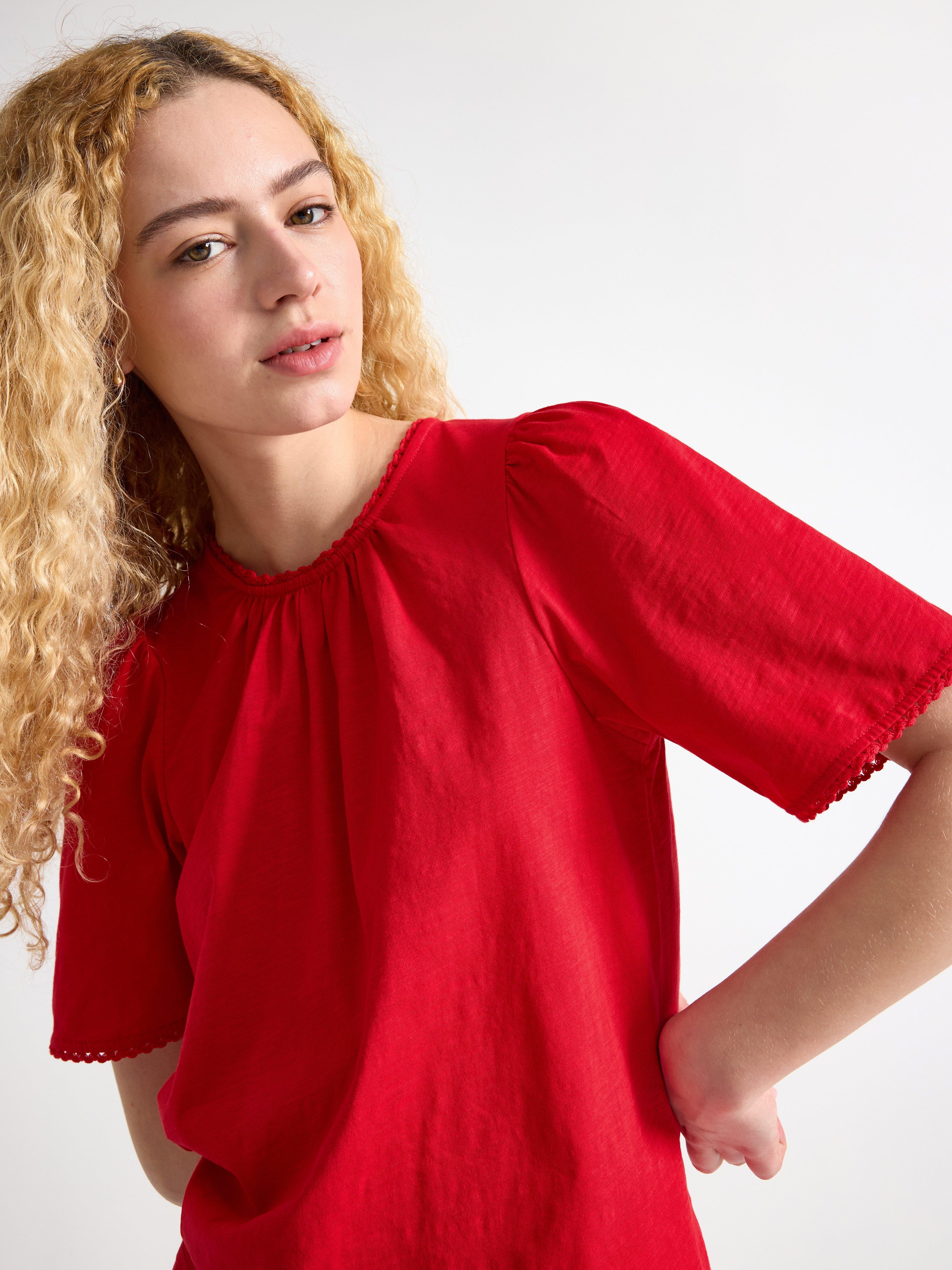 Top - Womens Wear - Red
