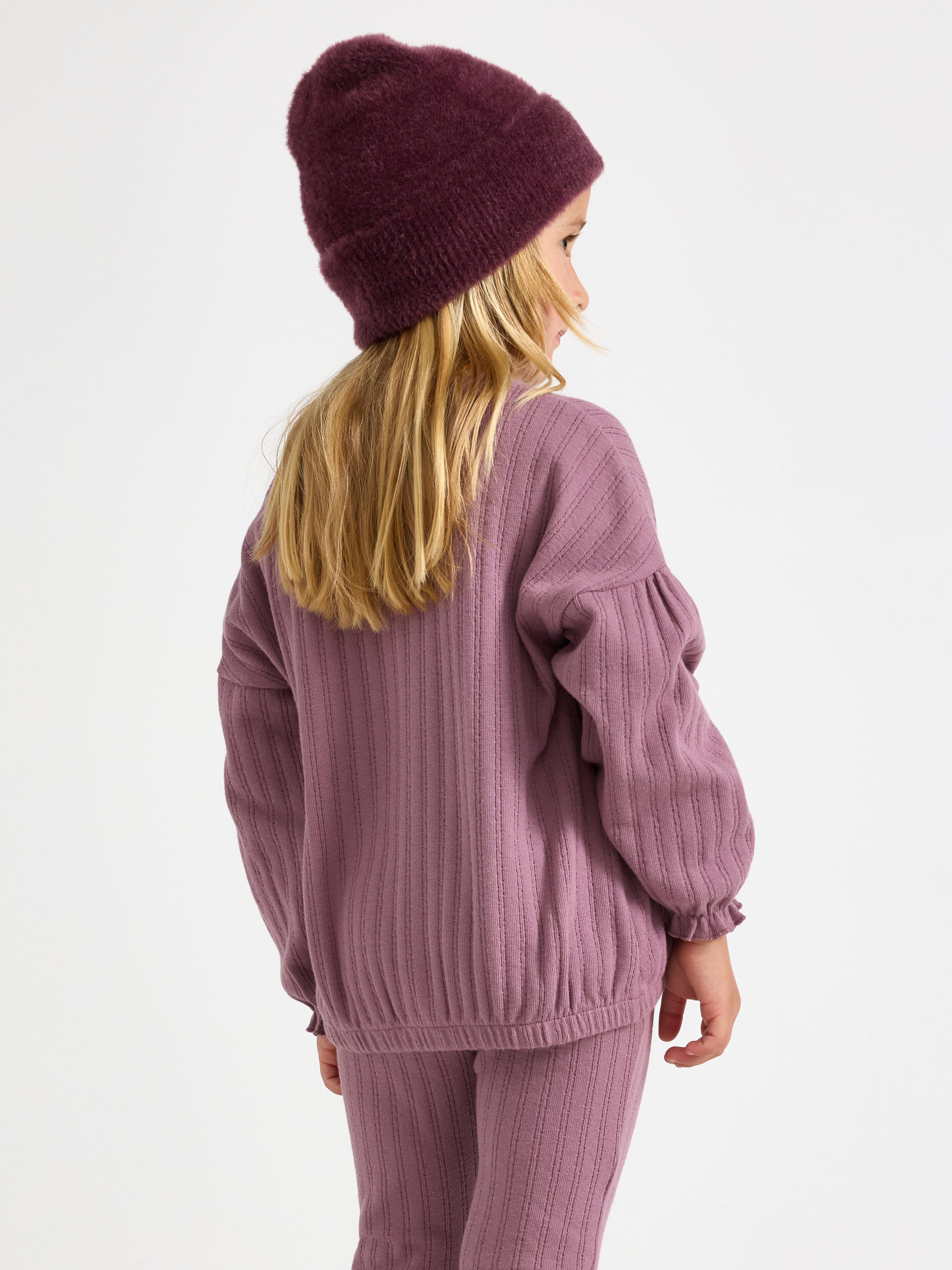 Sweater - Børn - Lilla