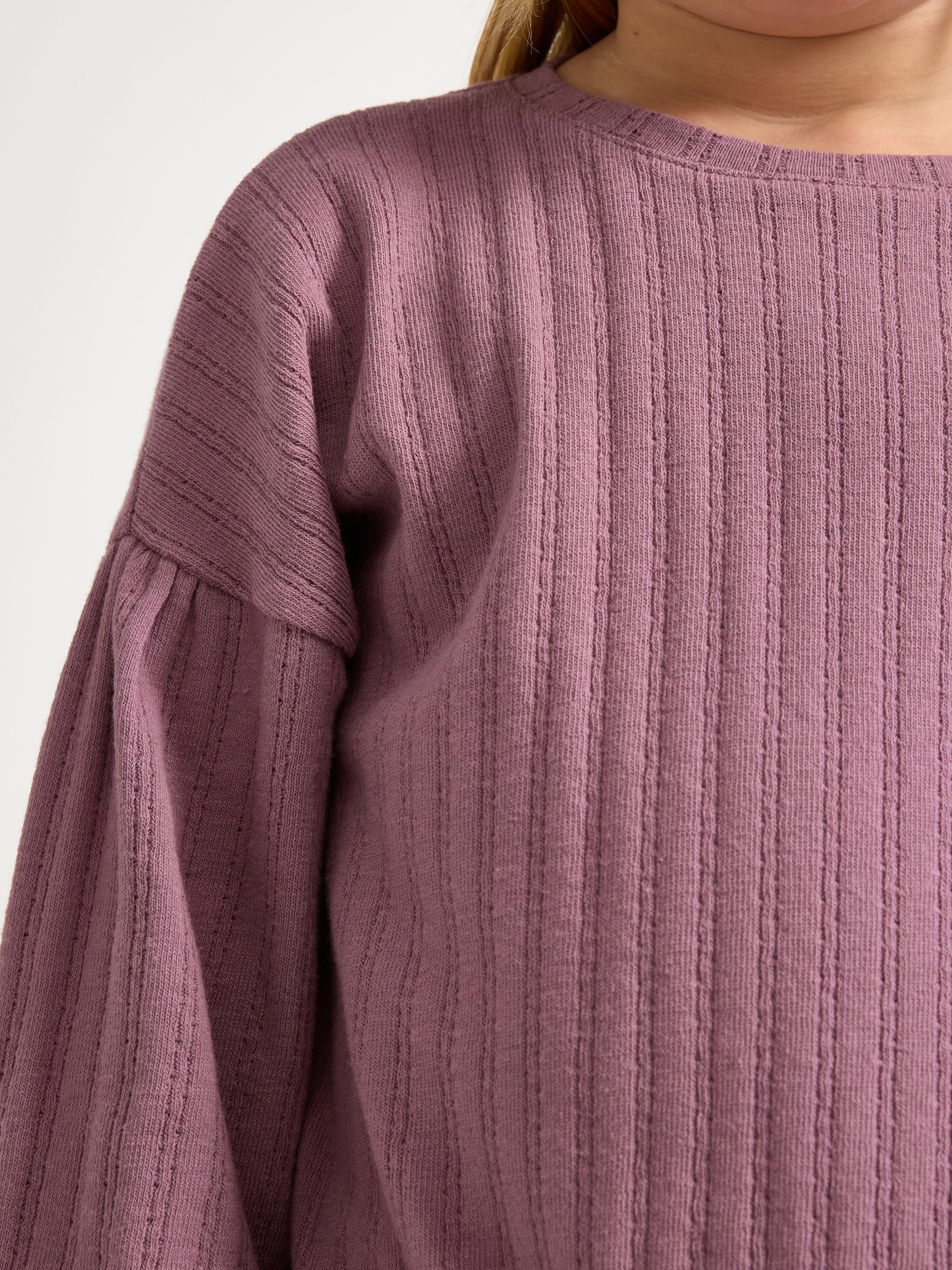 Sweater - Børn - Lilla