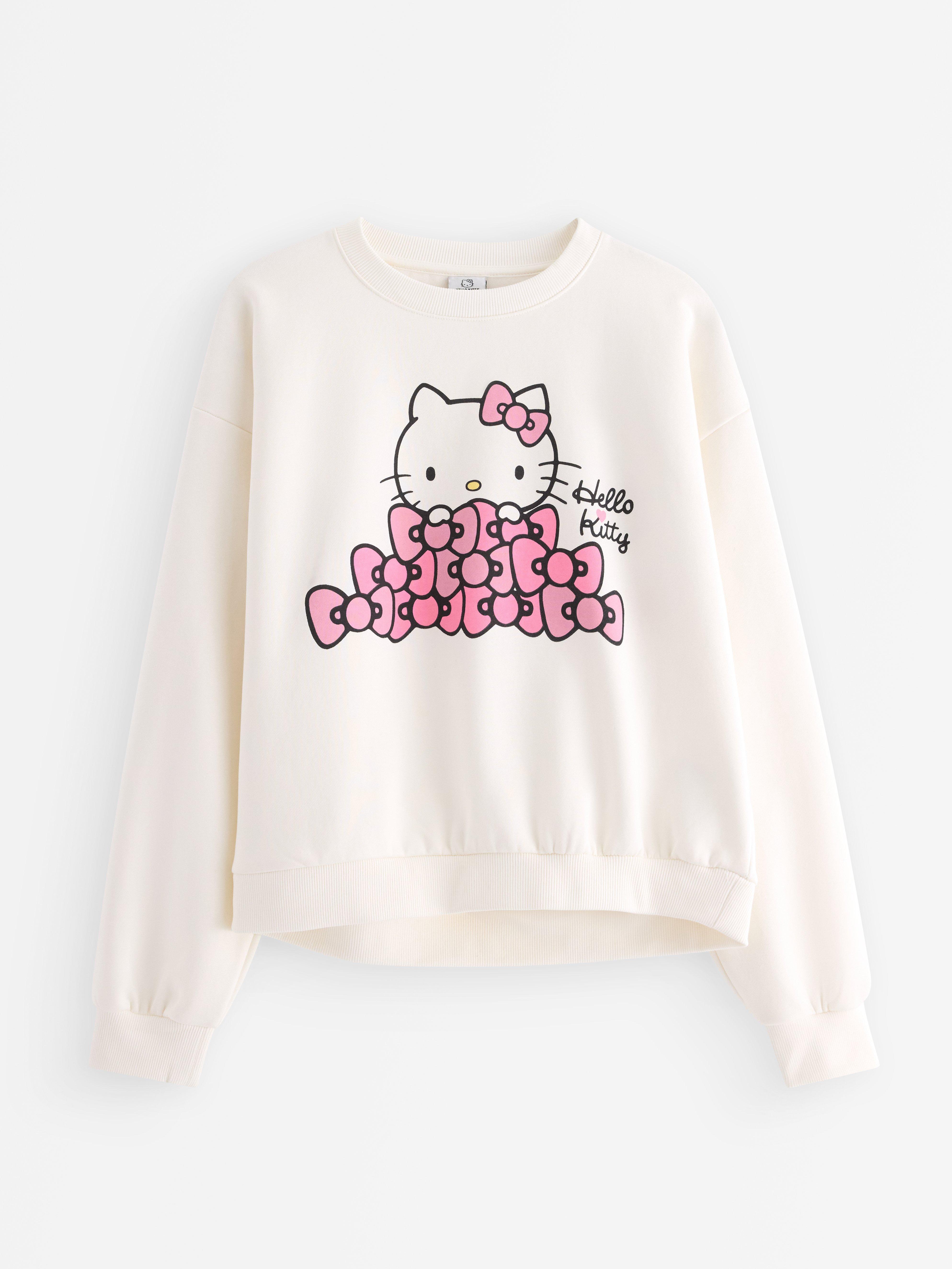 Sweatshirt - Barn - Vit