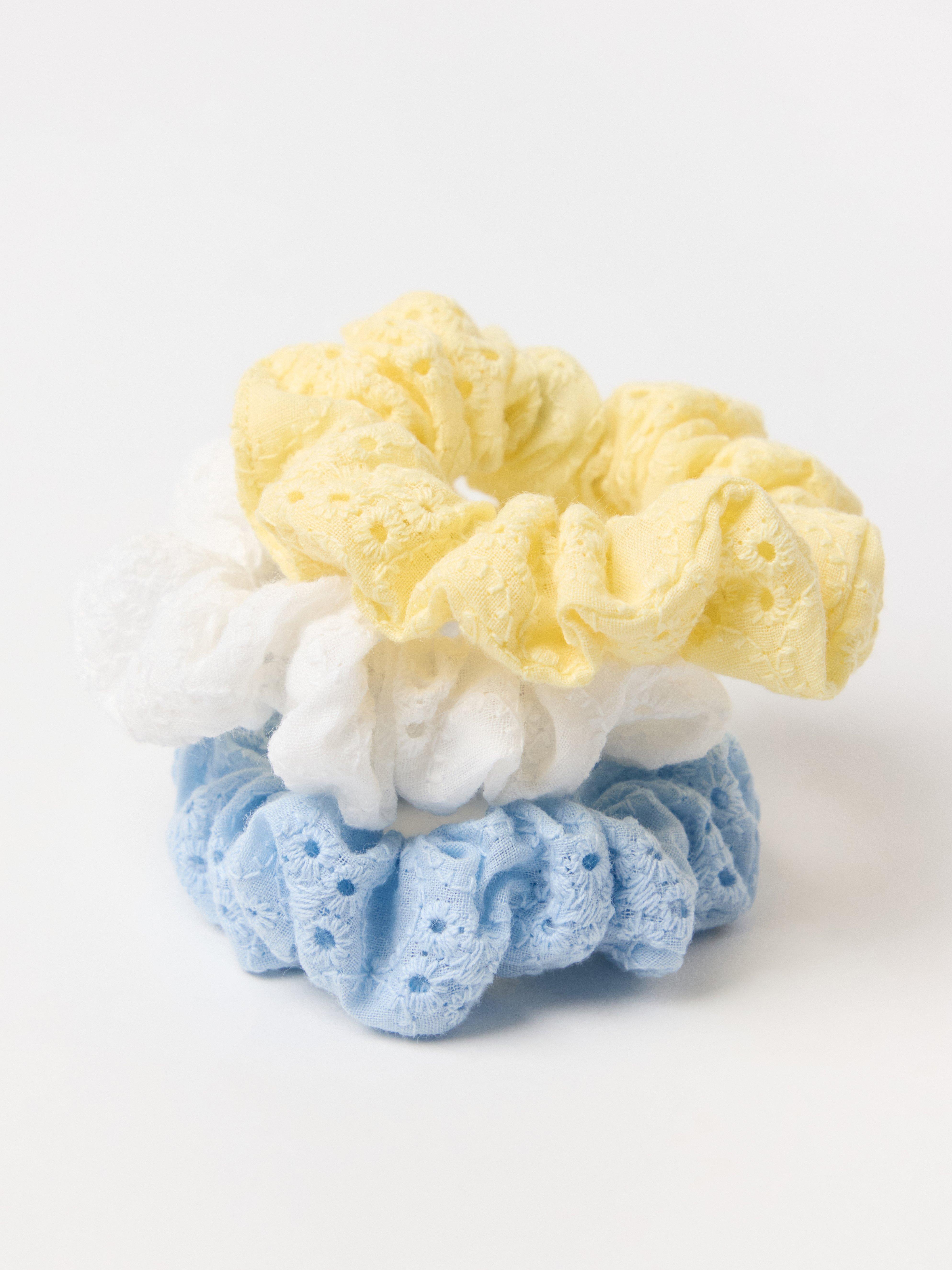 Hair Elastics - Kids Wear - White