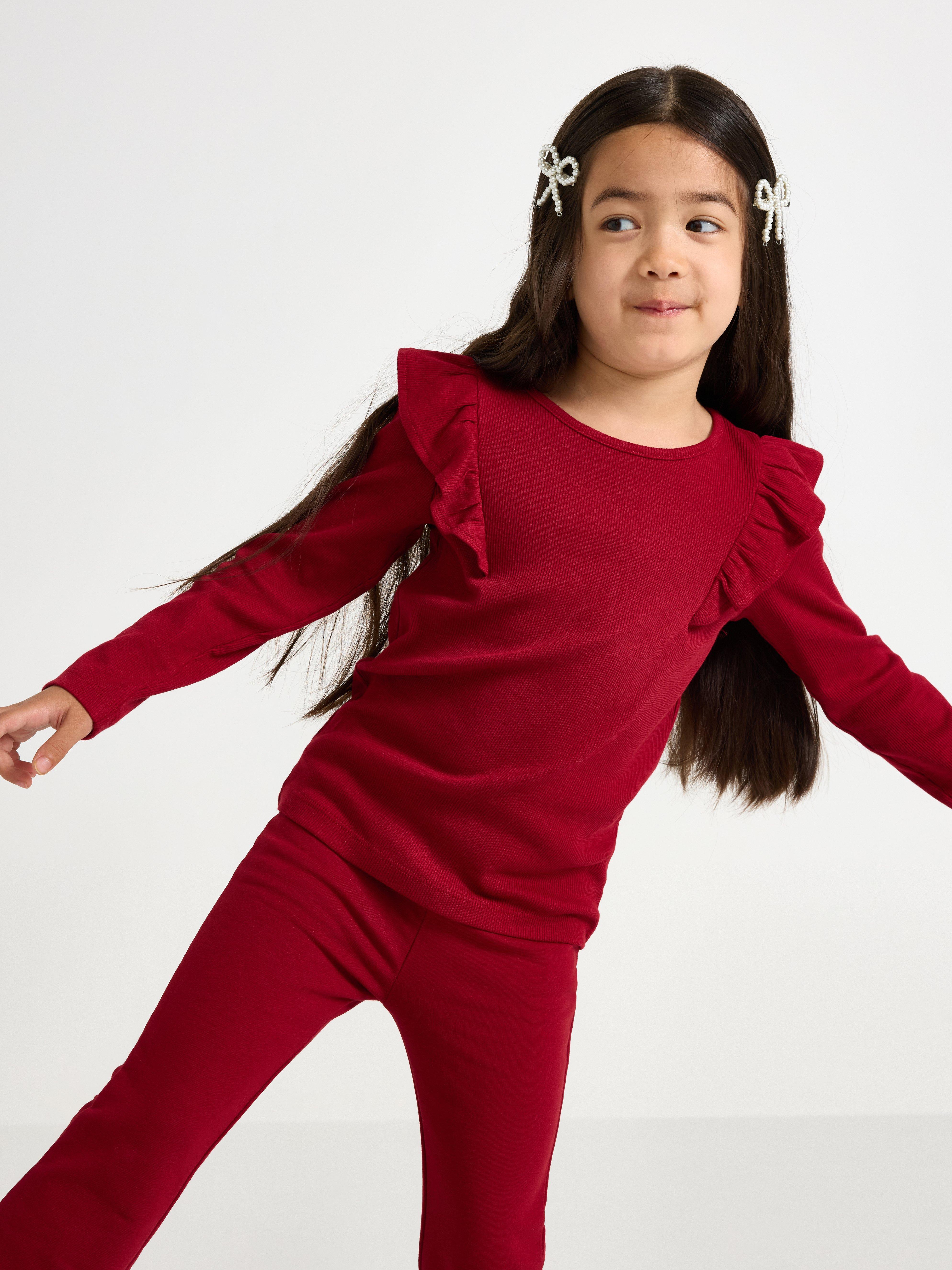 Top - Kids Wear - Red