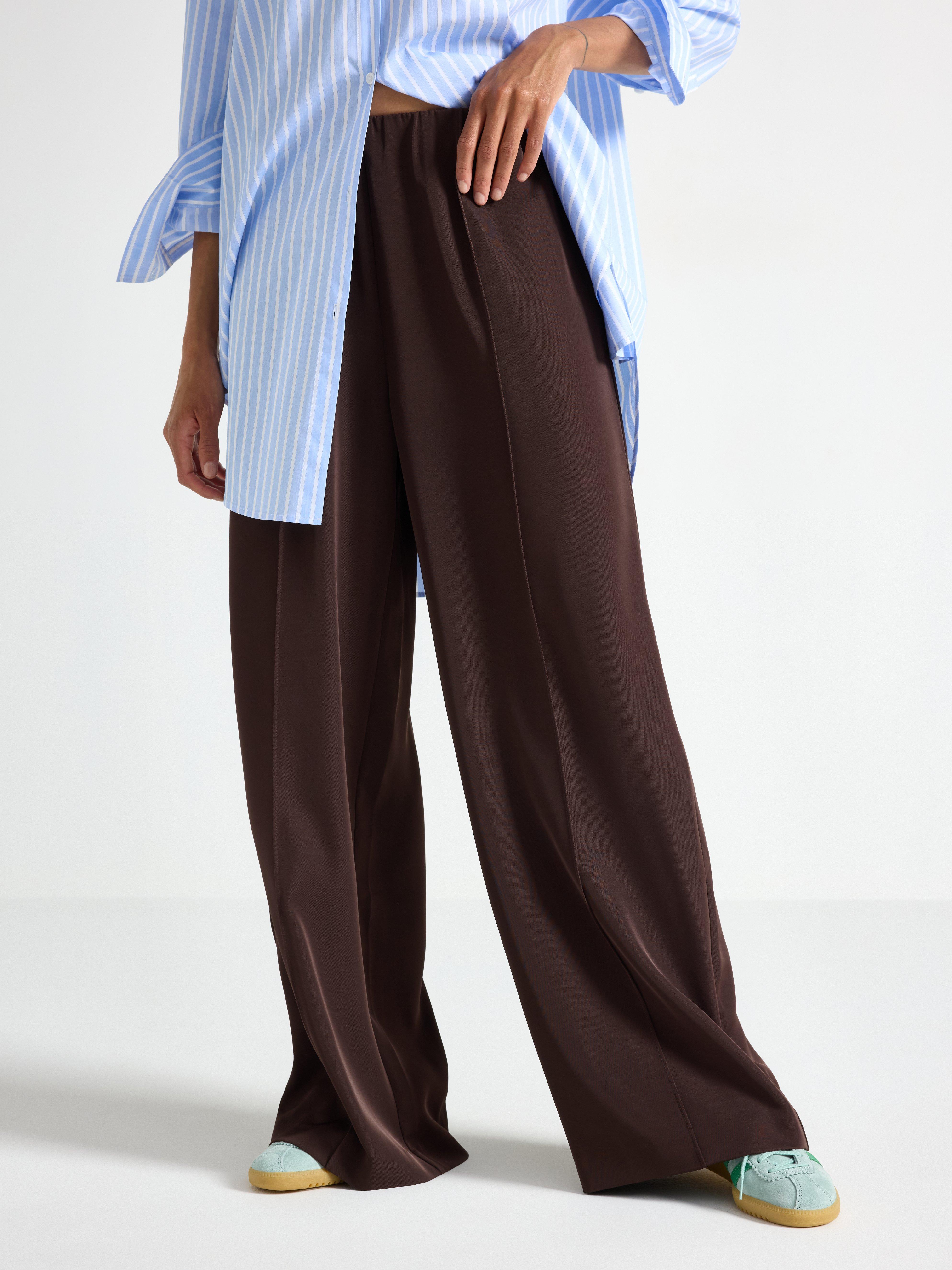Trousers - Womens Wear - Brown