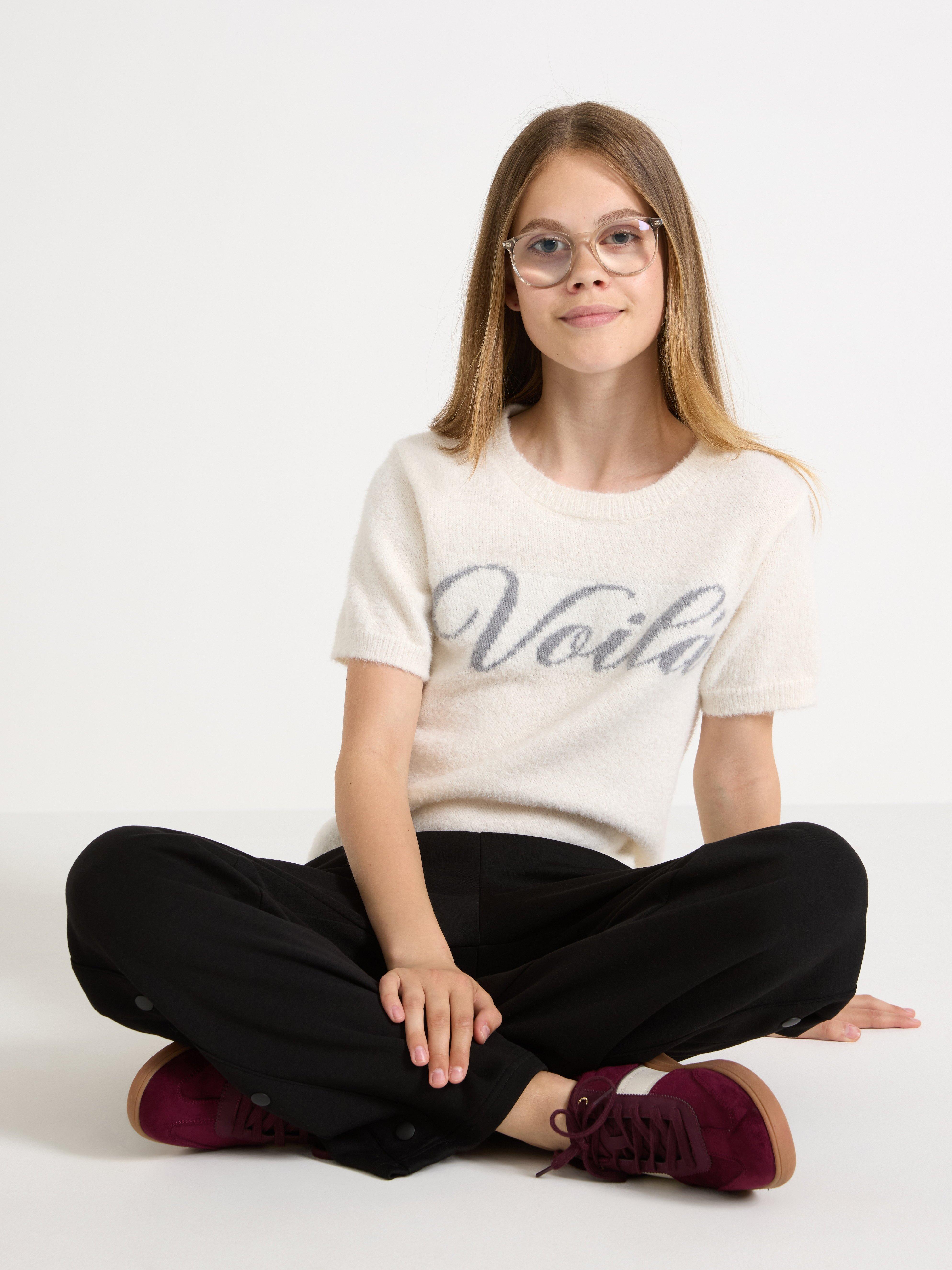 Top - Kids Wear - White