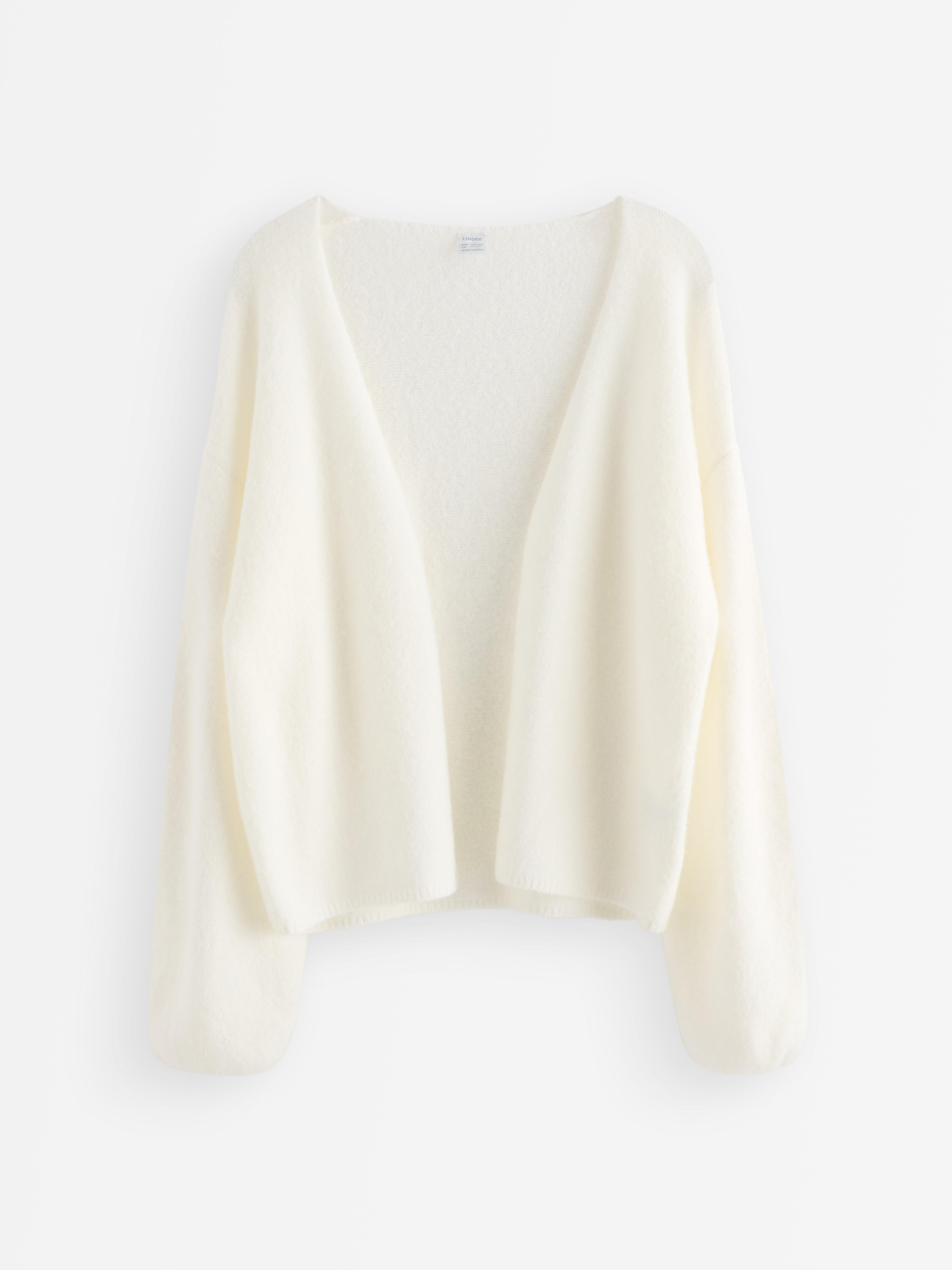 Cardigan - Børn - Hvid