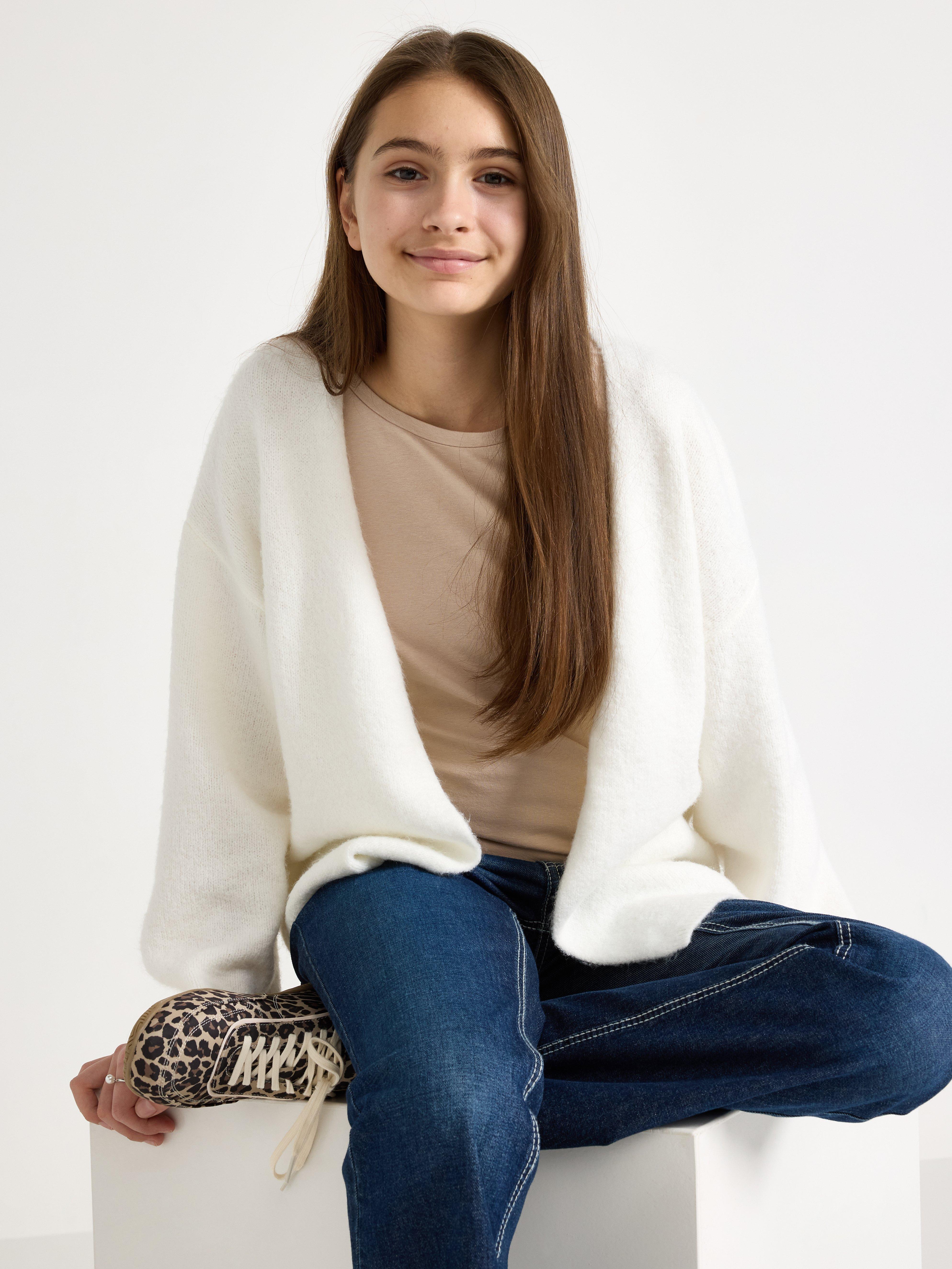 Cardigan - Kids Wear - White