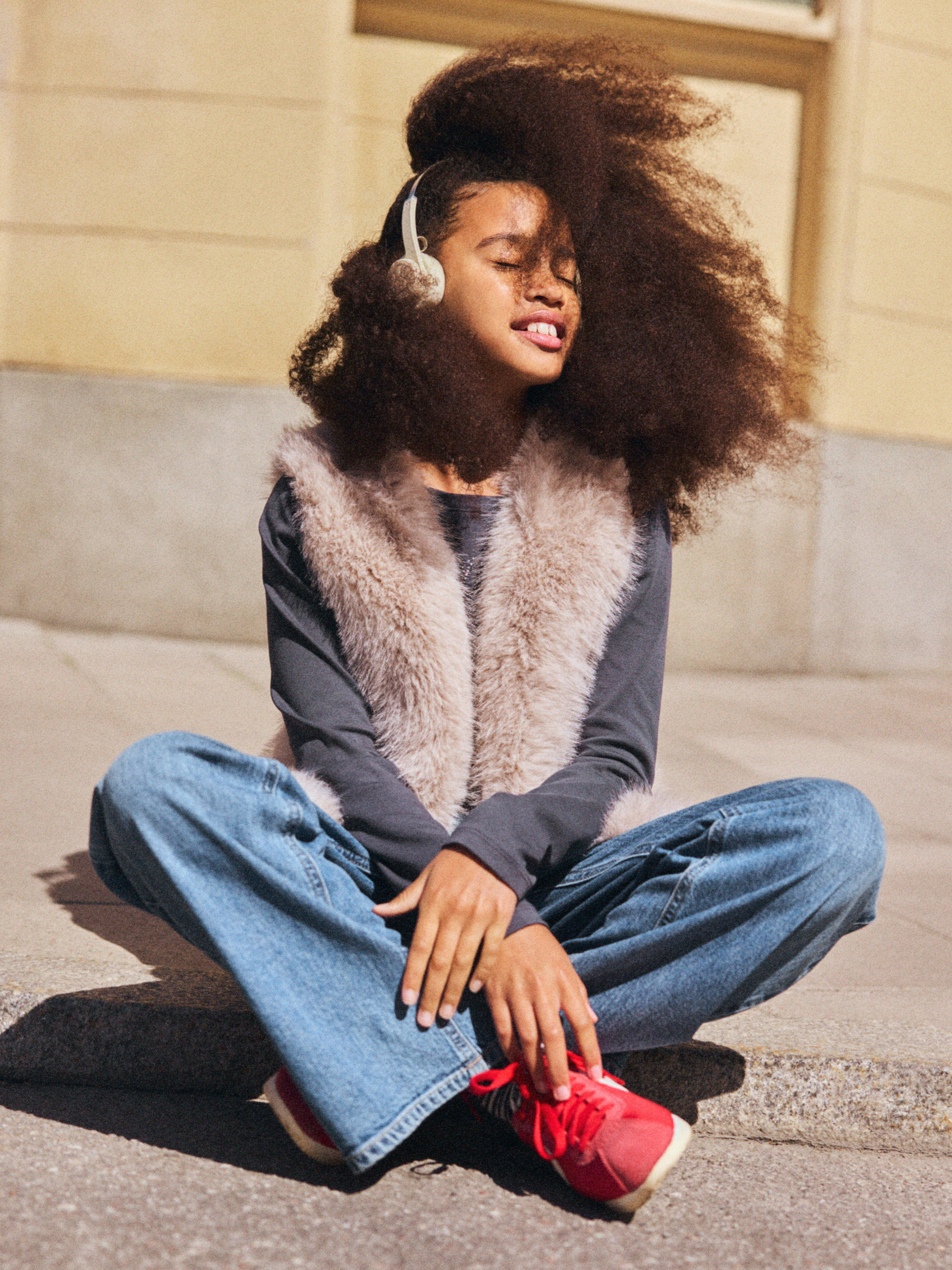 Väst - Barn - Beige