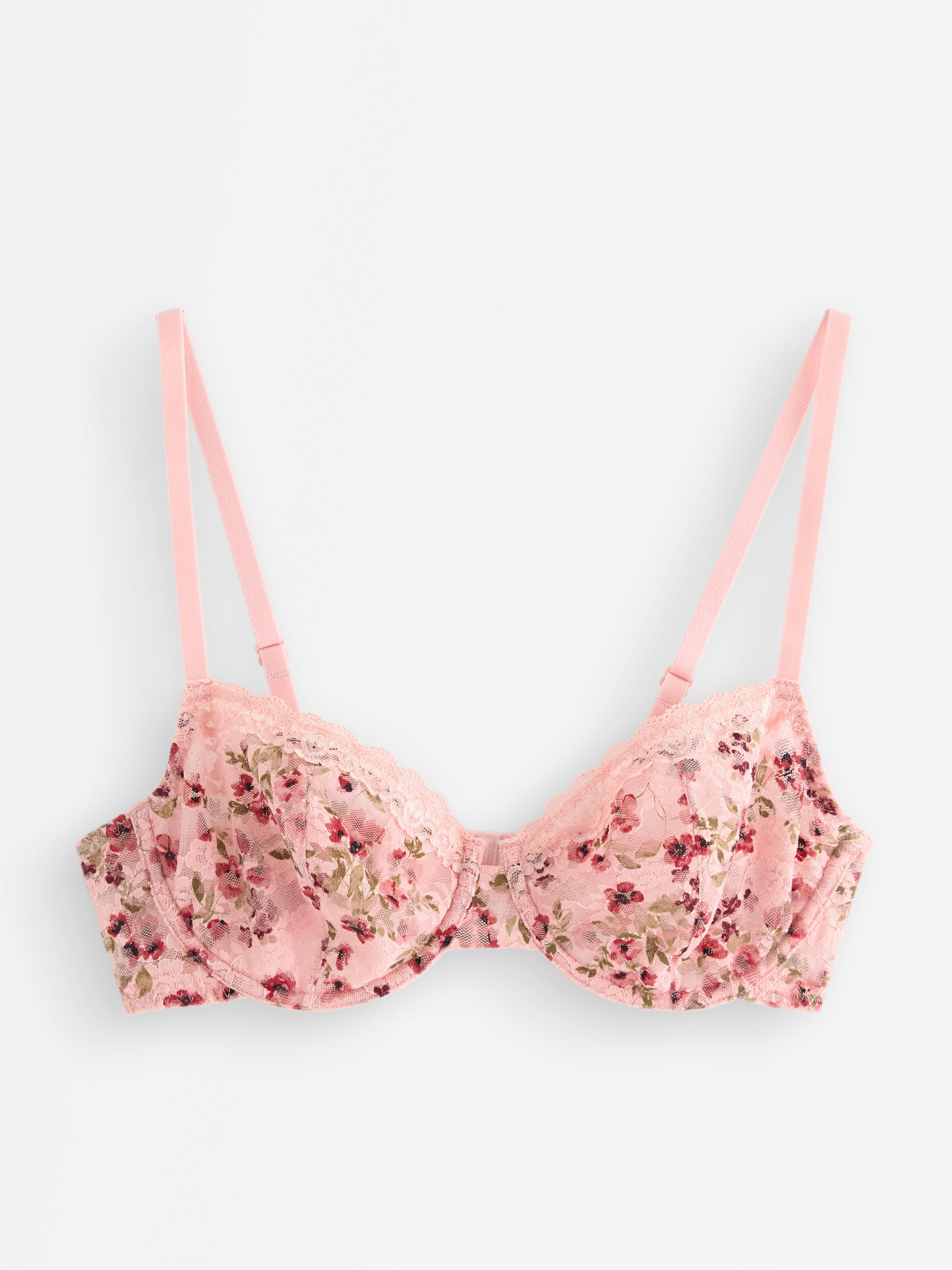Unpadded Bra - Lingerie - Pink