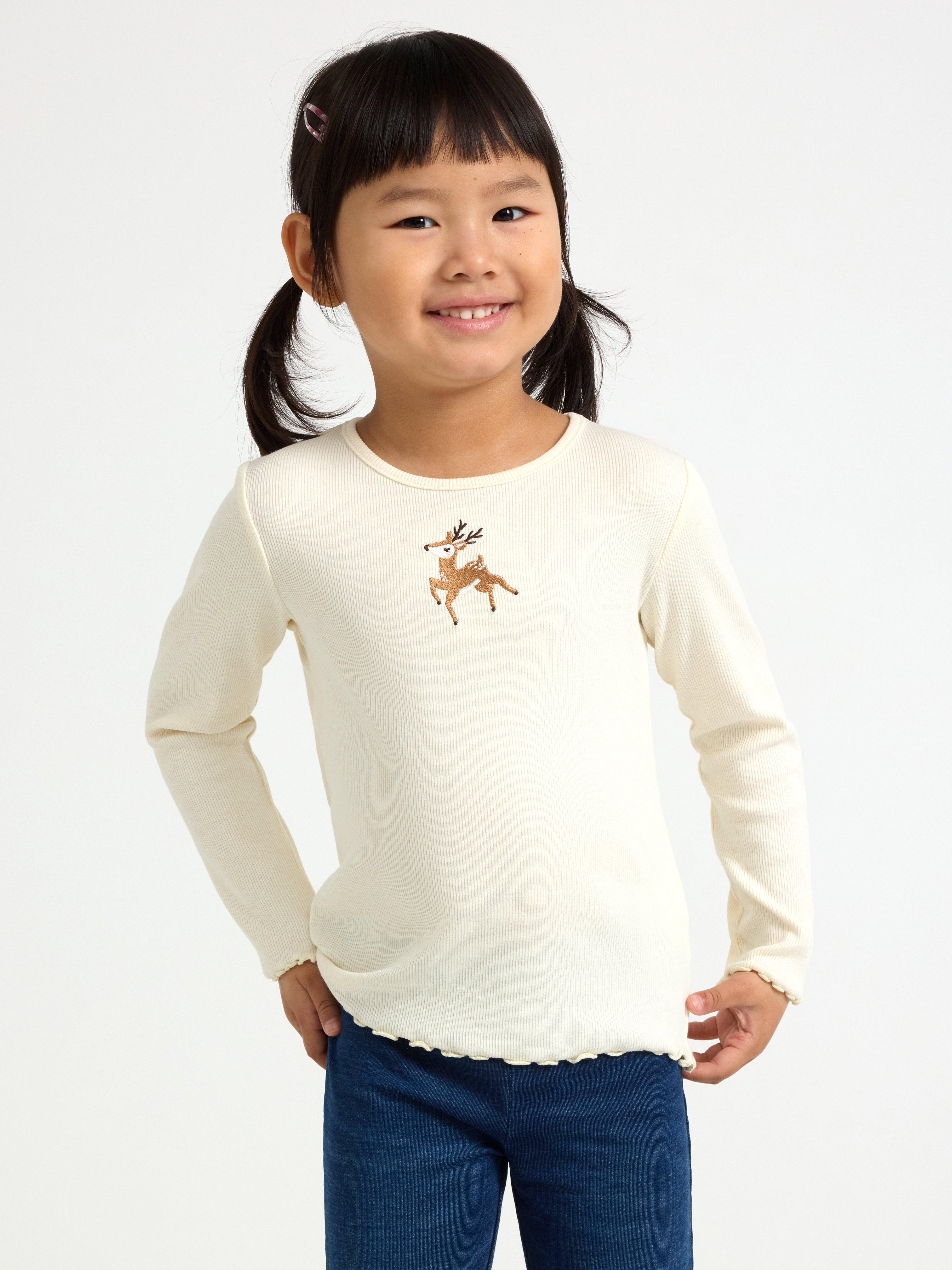 Top - Kids Wear - White