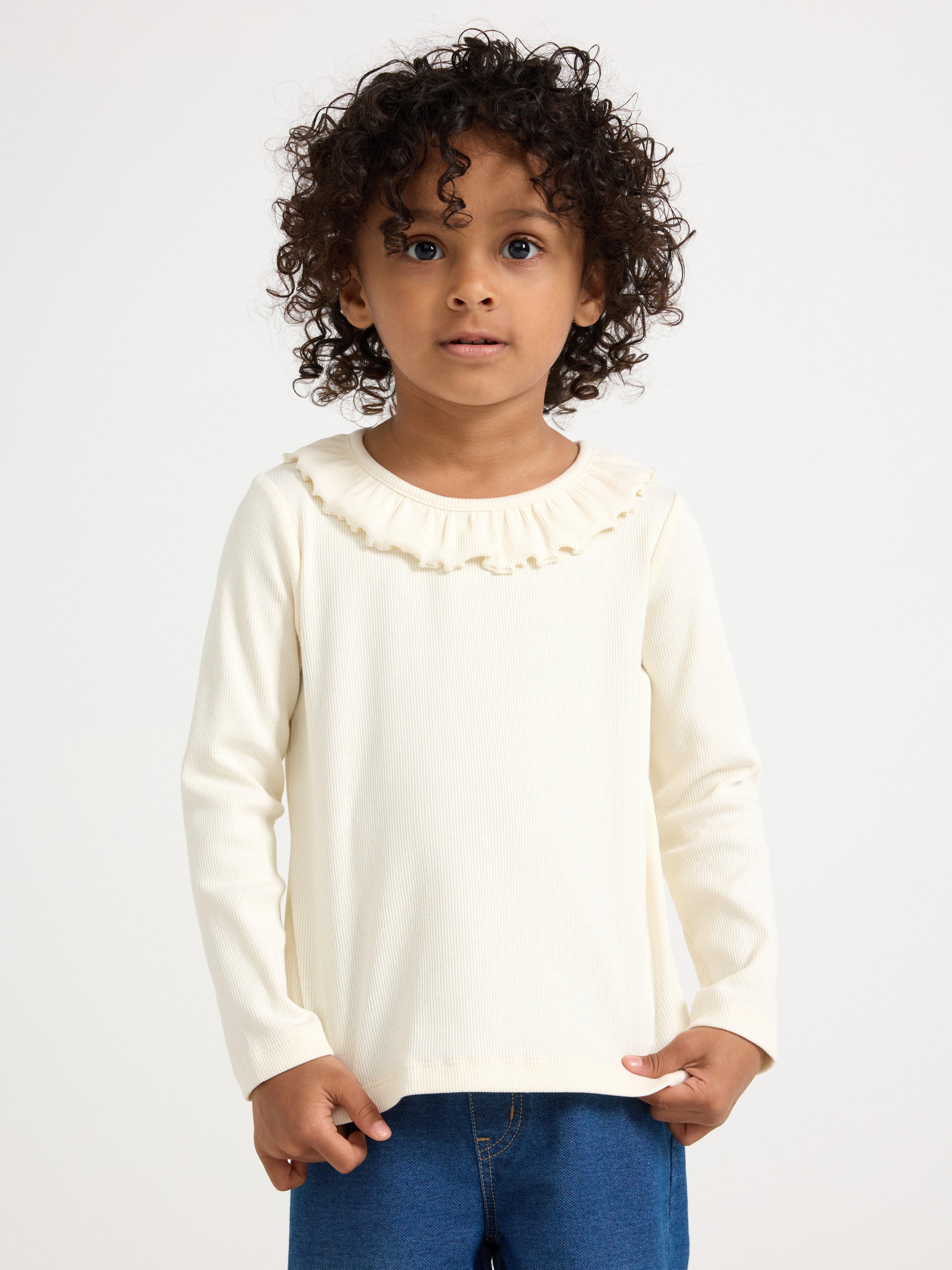 Top - Kids Wear - White