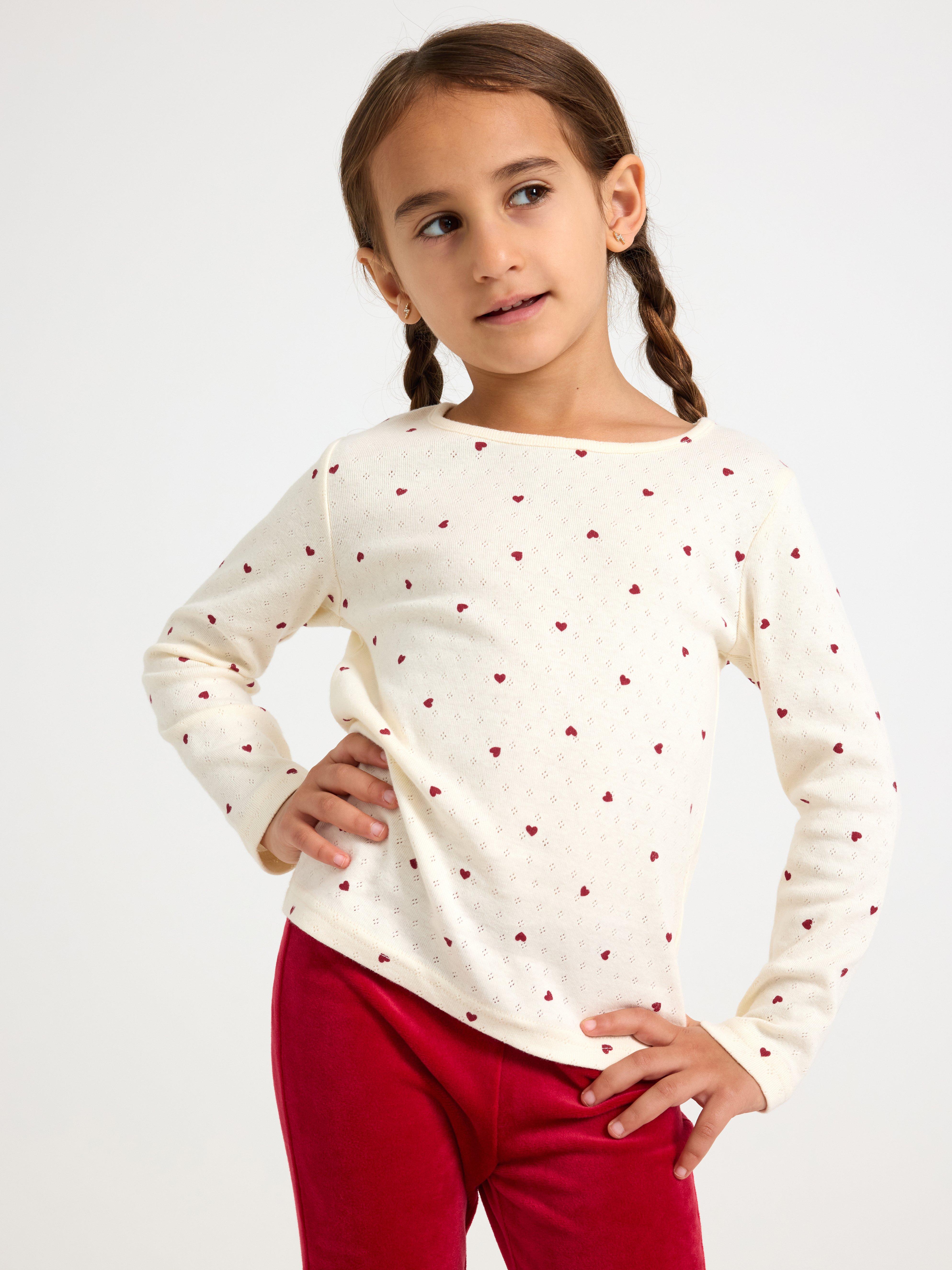 Top - Kids Wear - White