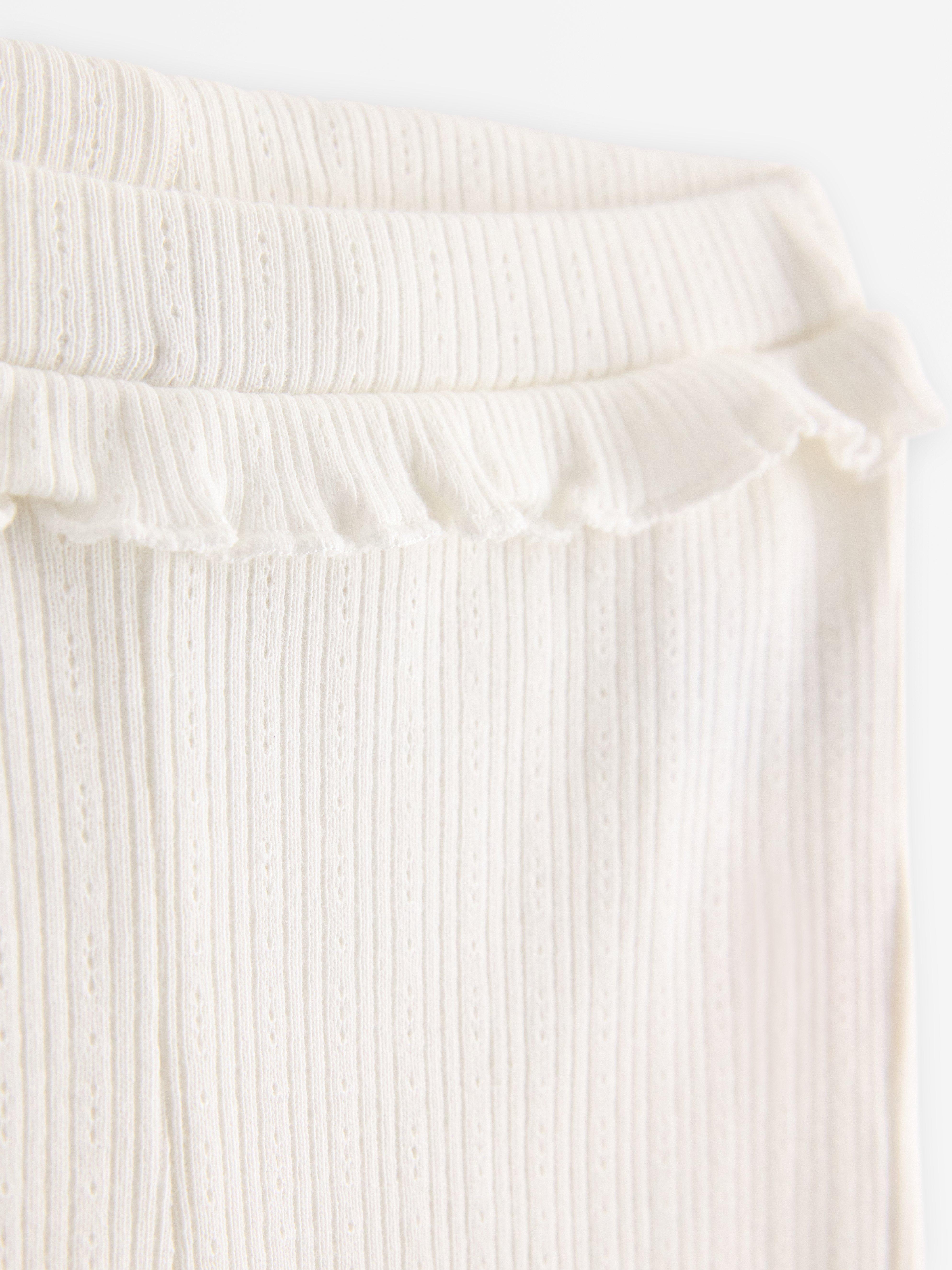 Leggings - Barn - Vit