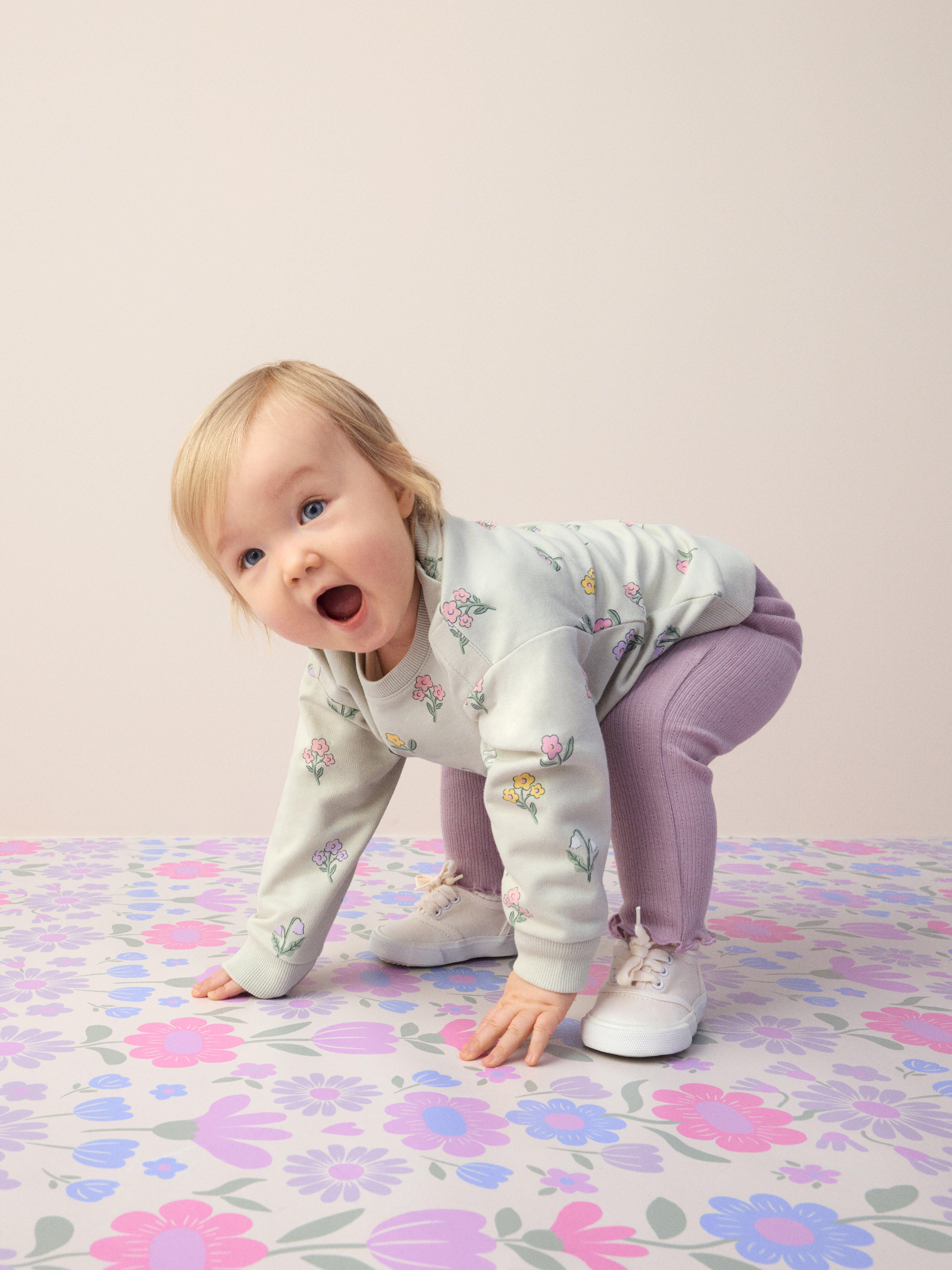 Leggings - Barn - Lilla