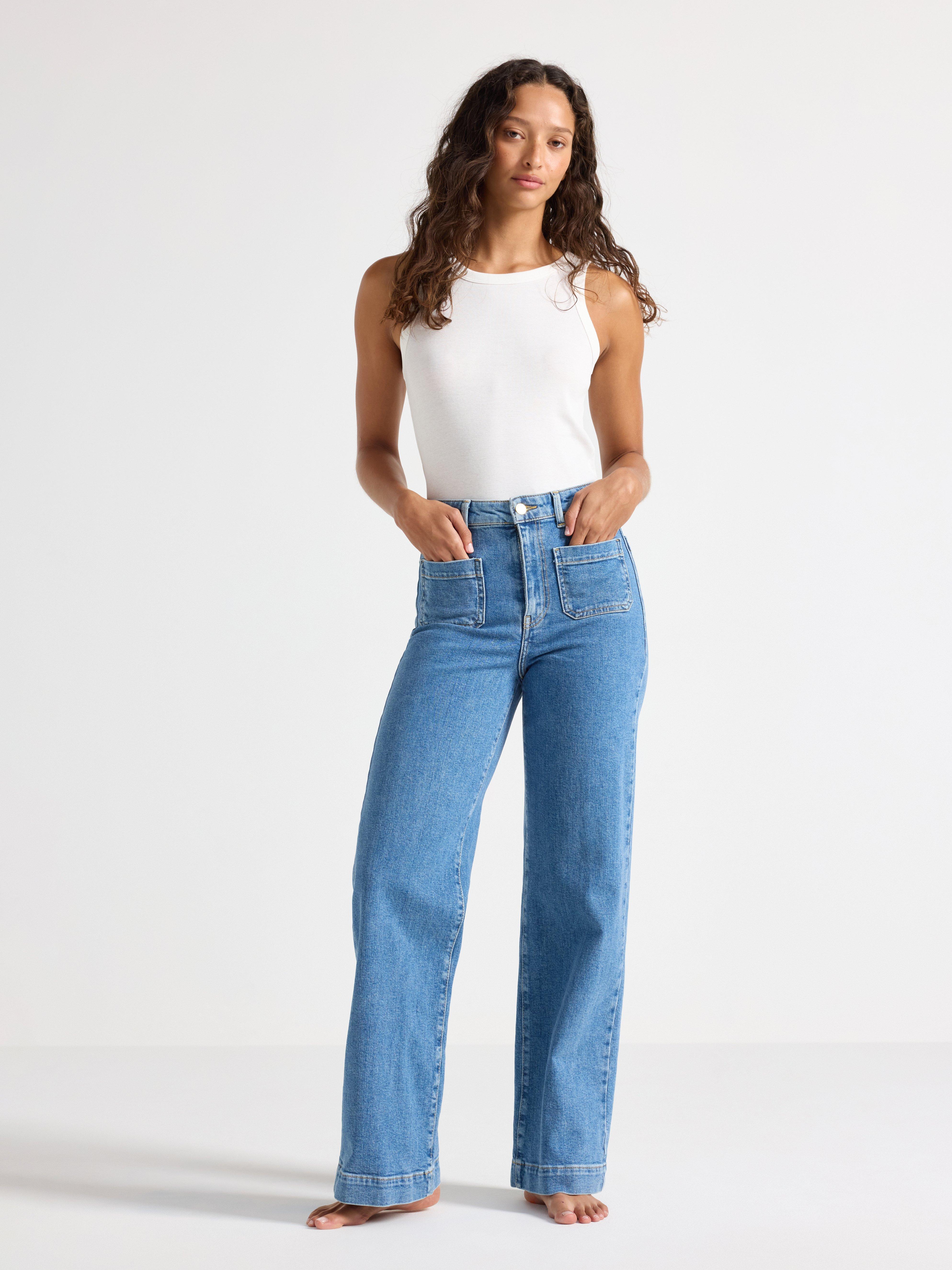 Jeans - Dame - Blank