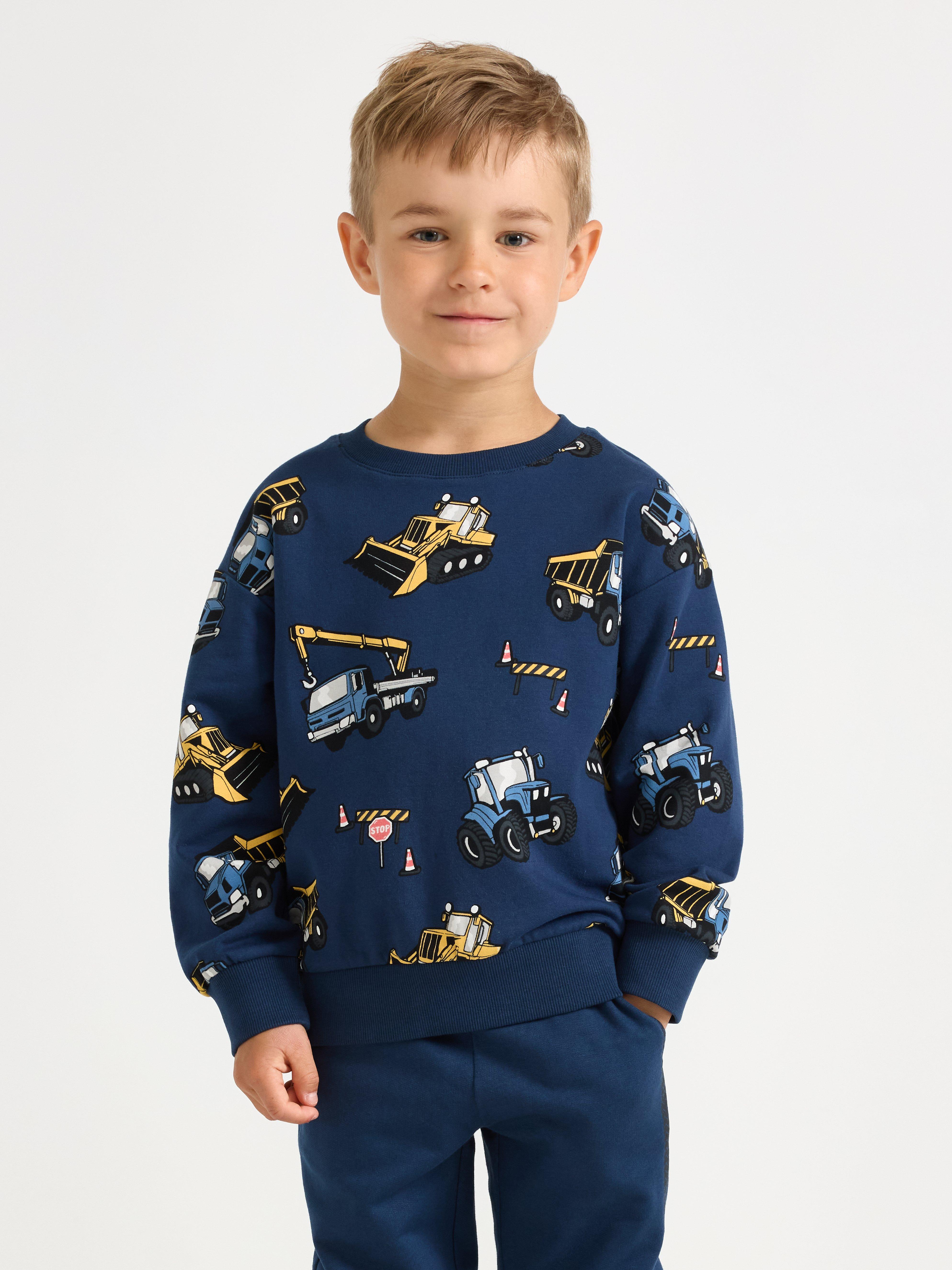 Sweatshirt - Børn - Blå