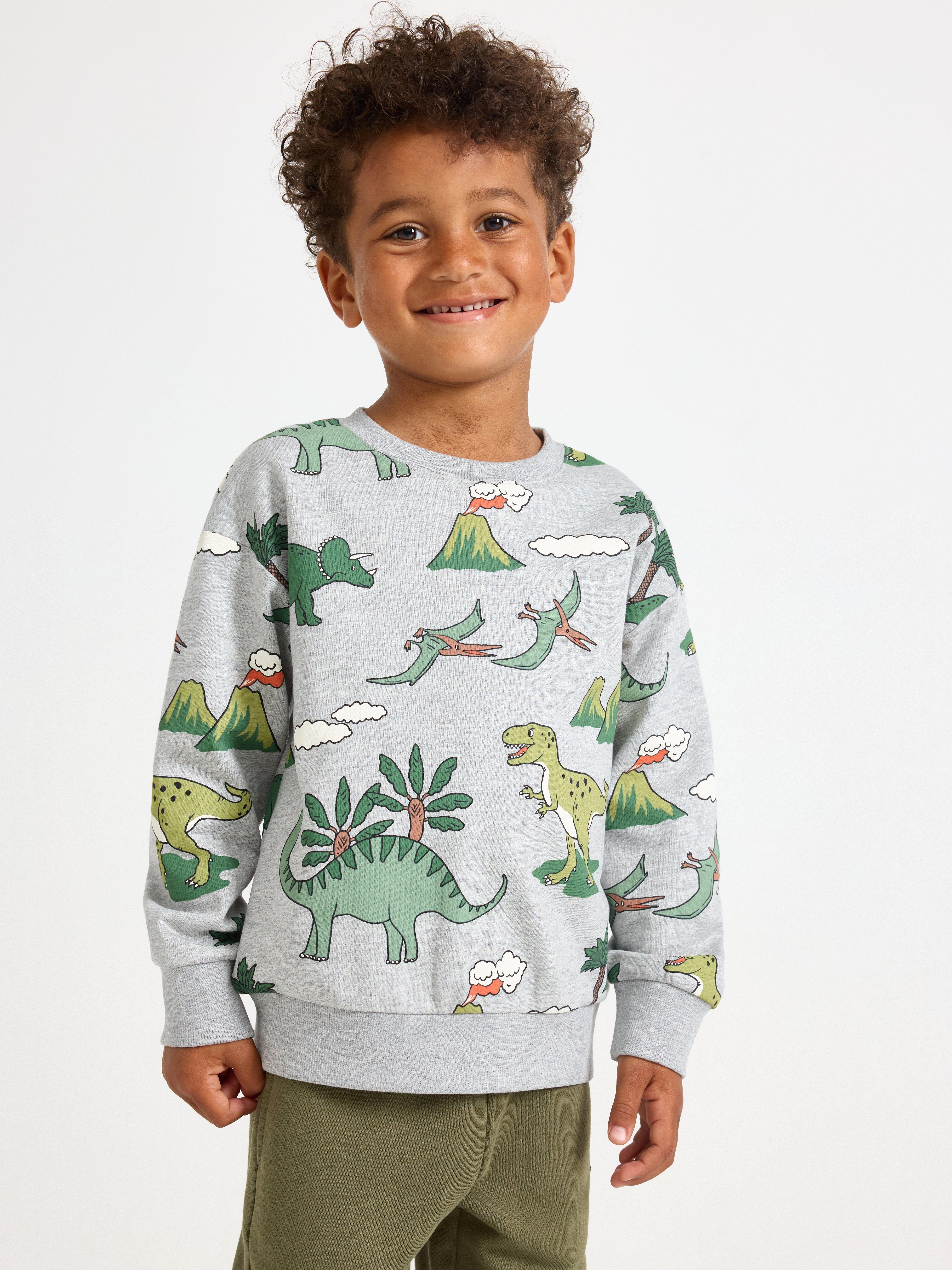 Sweatshirt - Barn - Grå