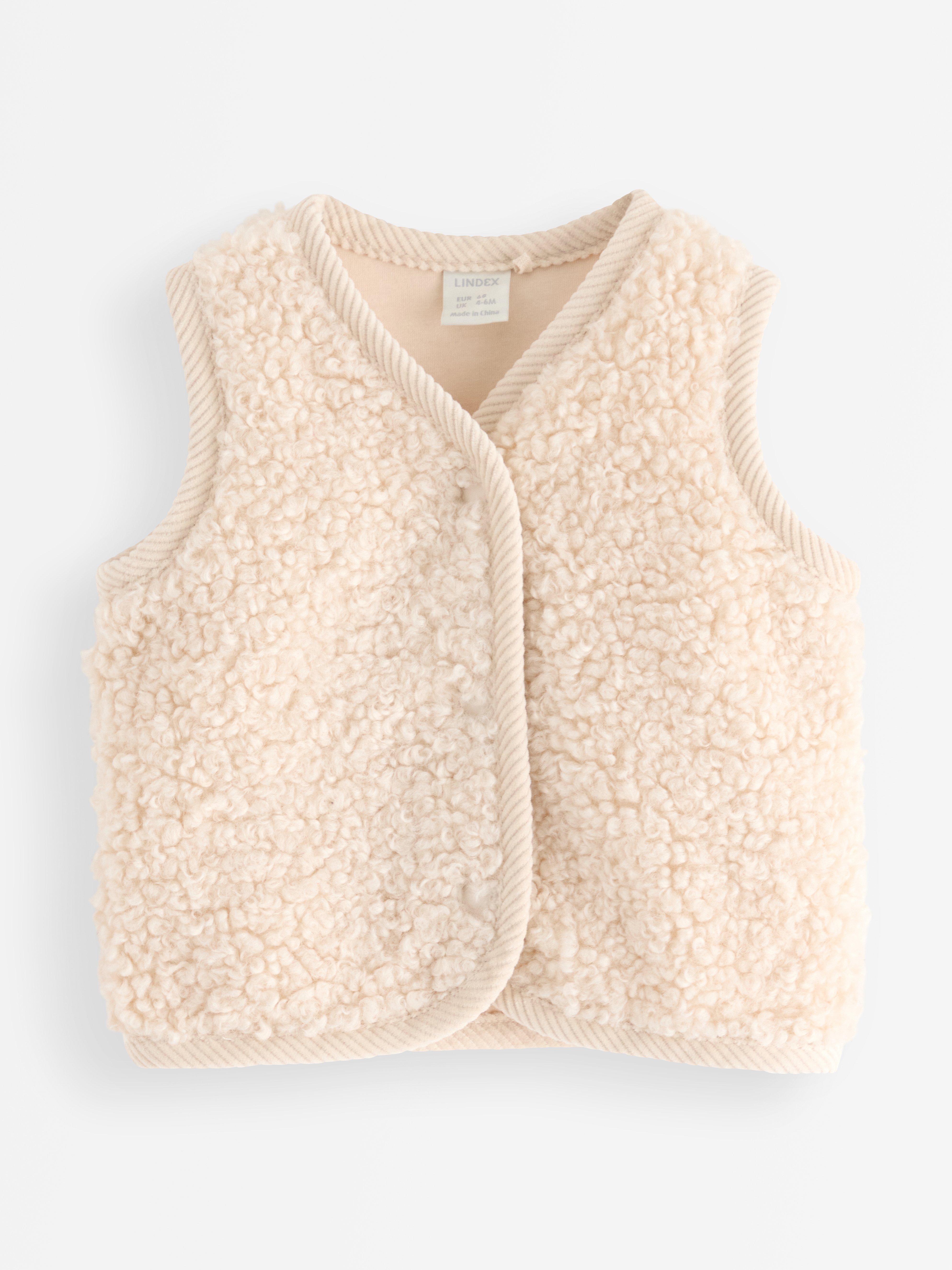 Vest - Barn - Beige