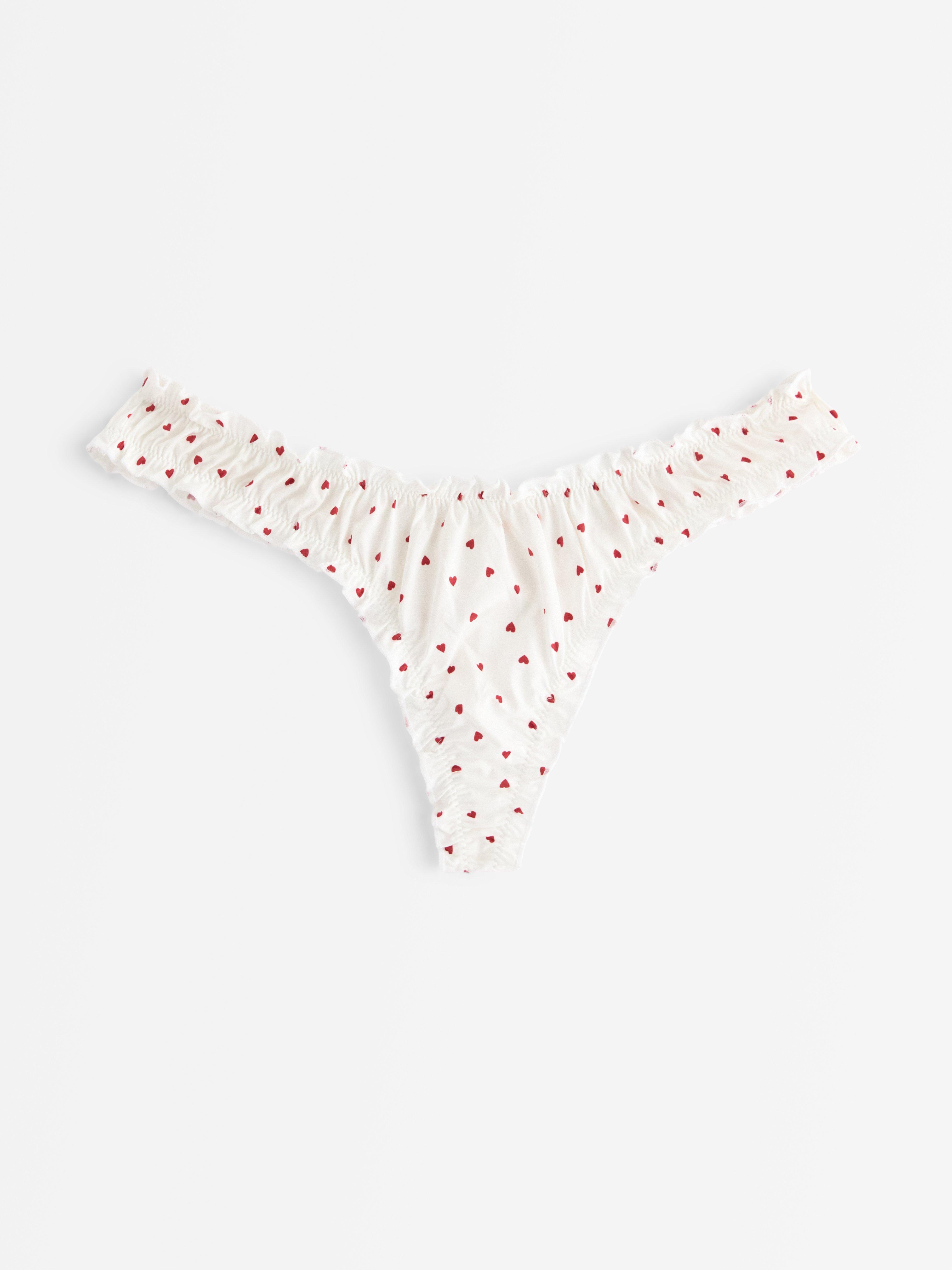 Thong Low - Lingerie - White