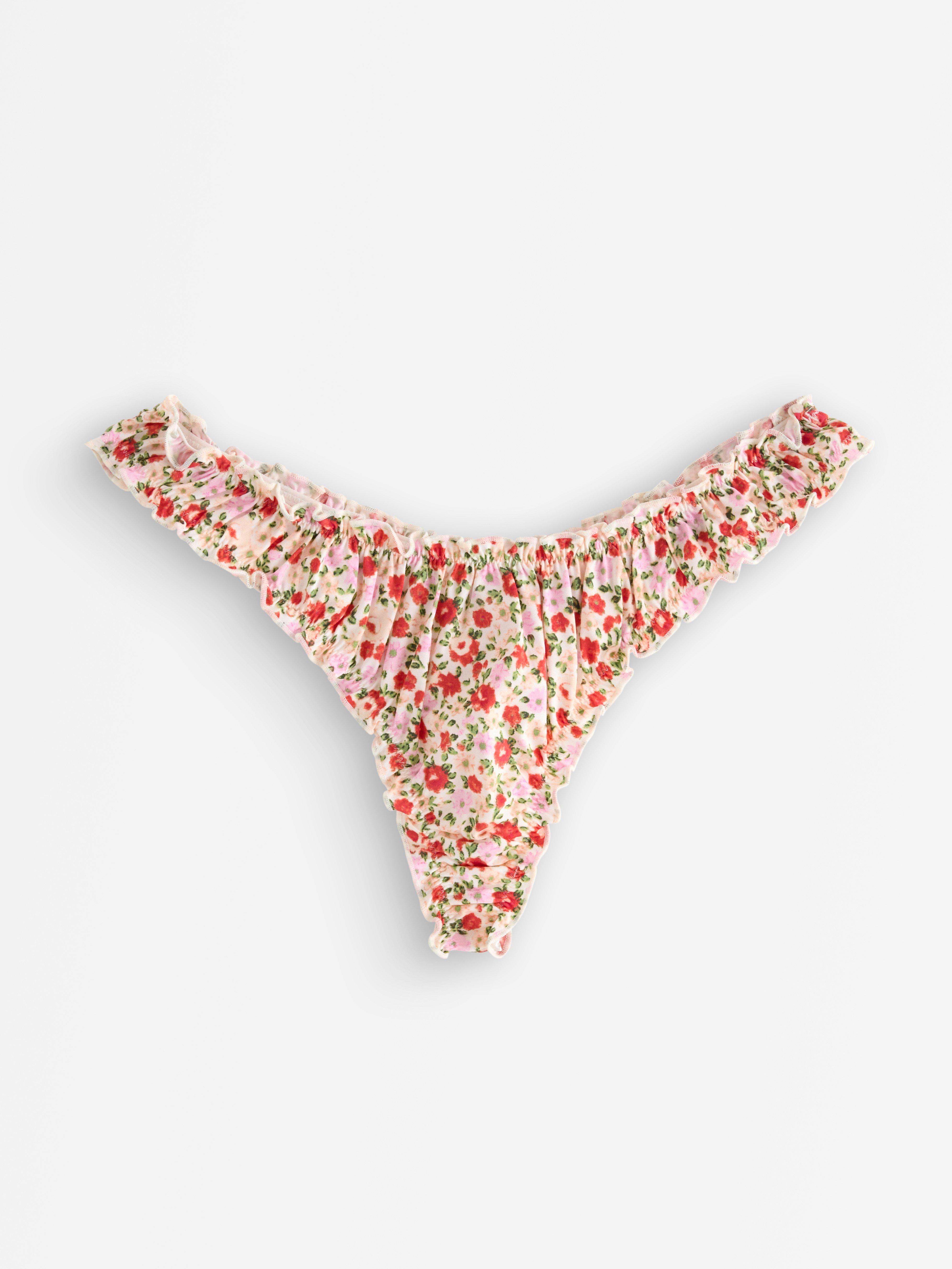 Thong Low - Lingerie - Coral
