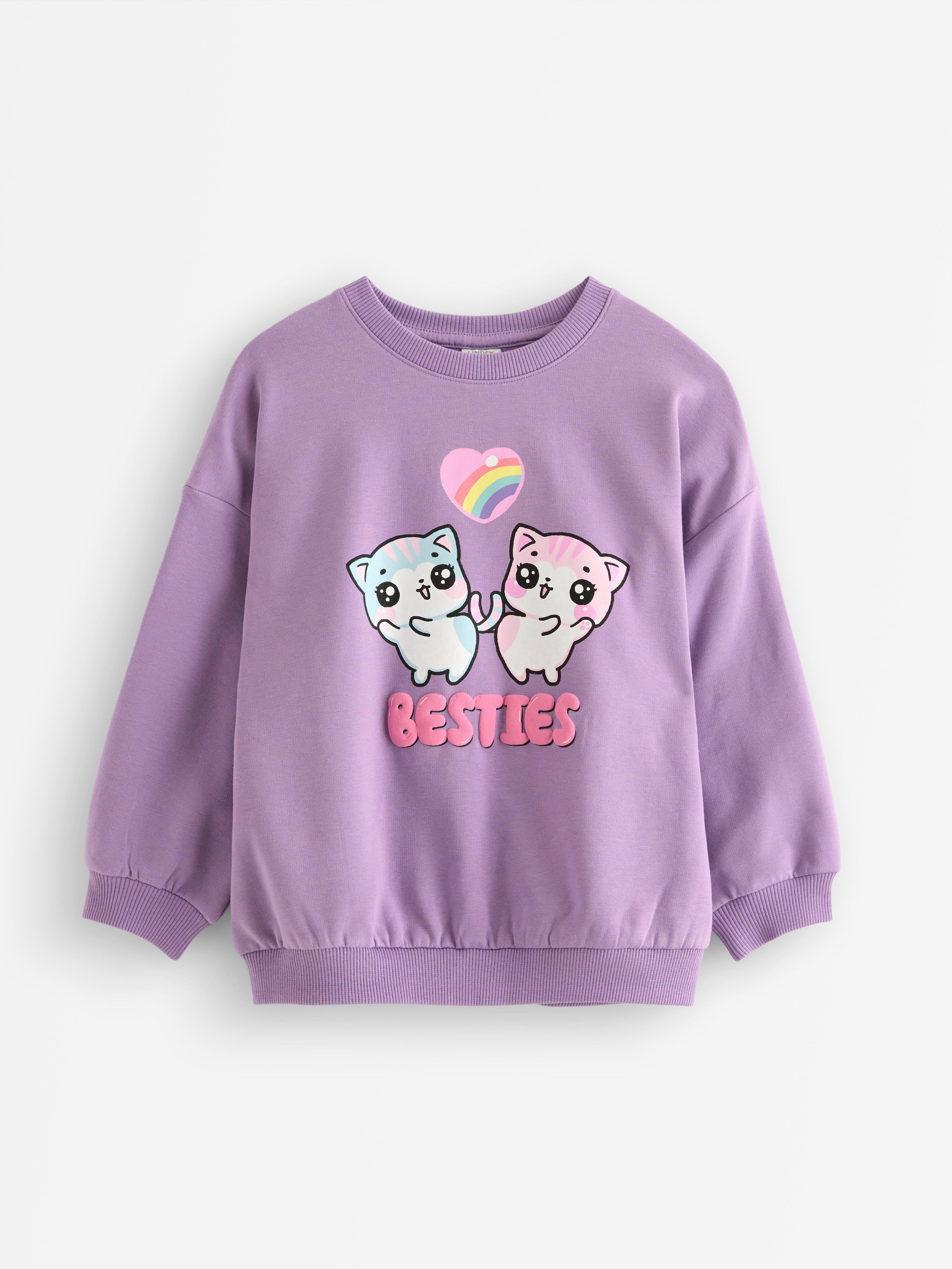 Sweater - Børn - Lilla