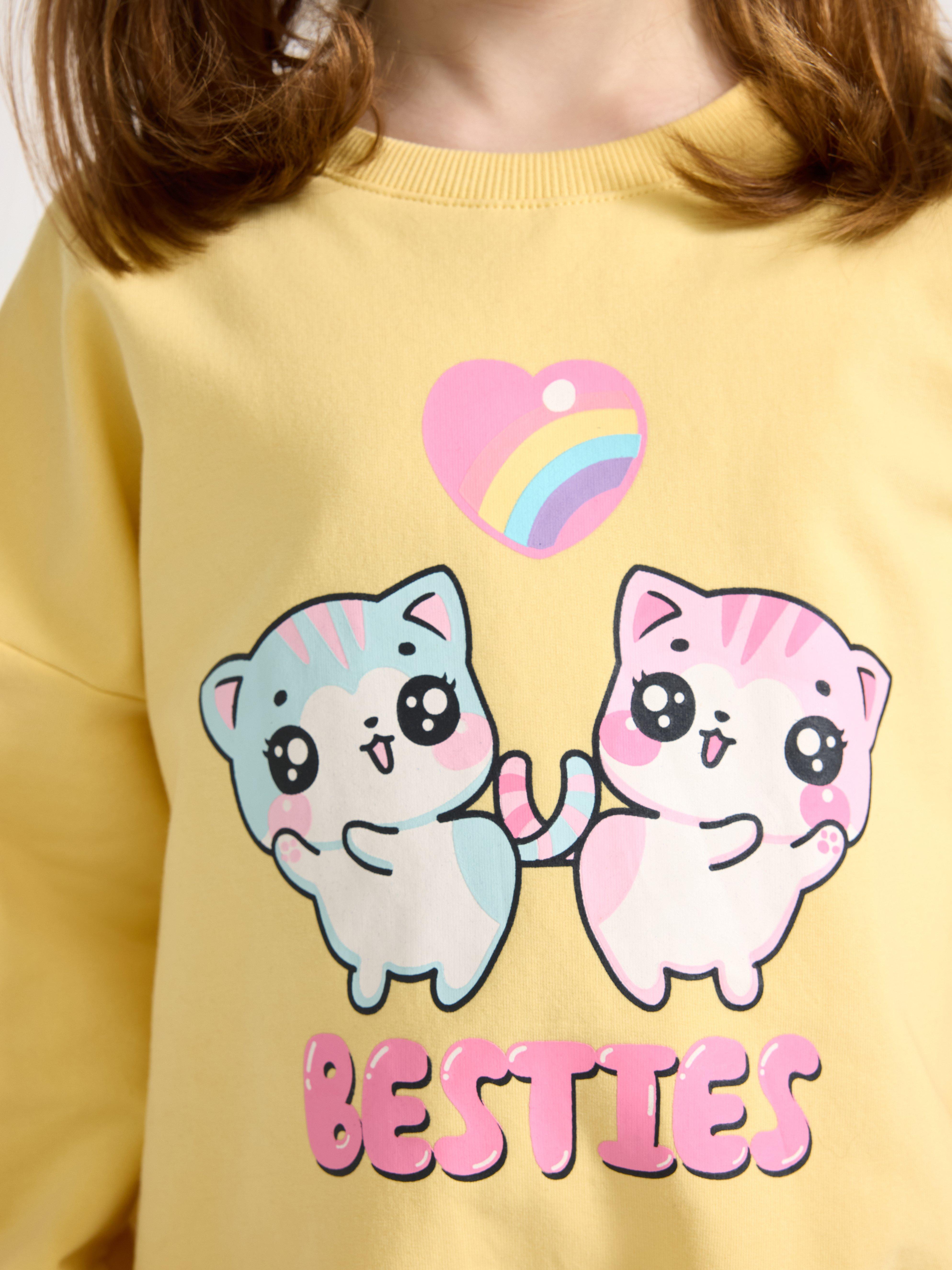 Sweater - Børn - Gul