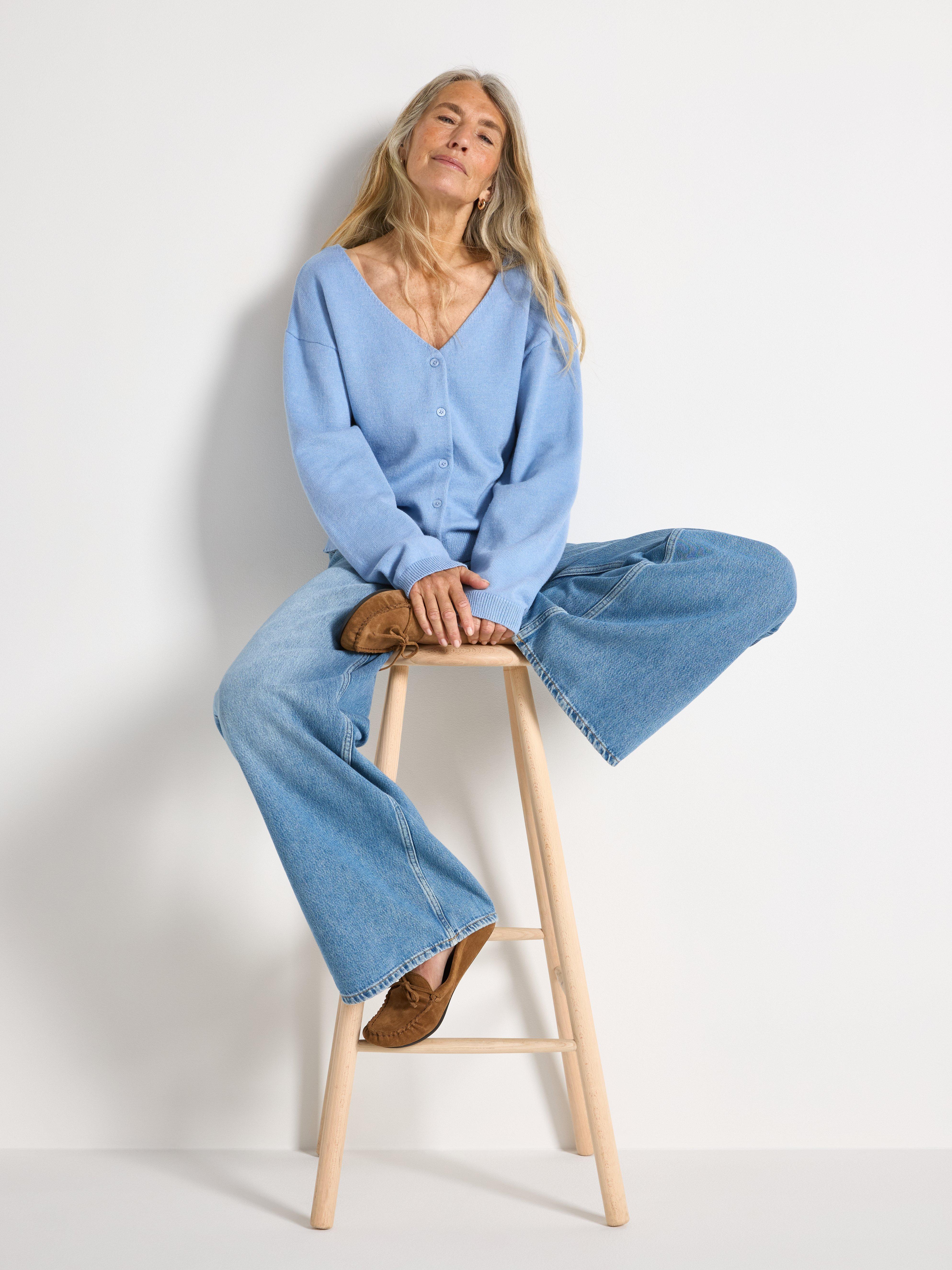 Cardigan - Womens Wear - Blue