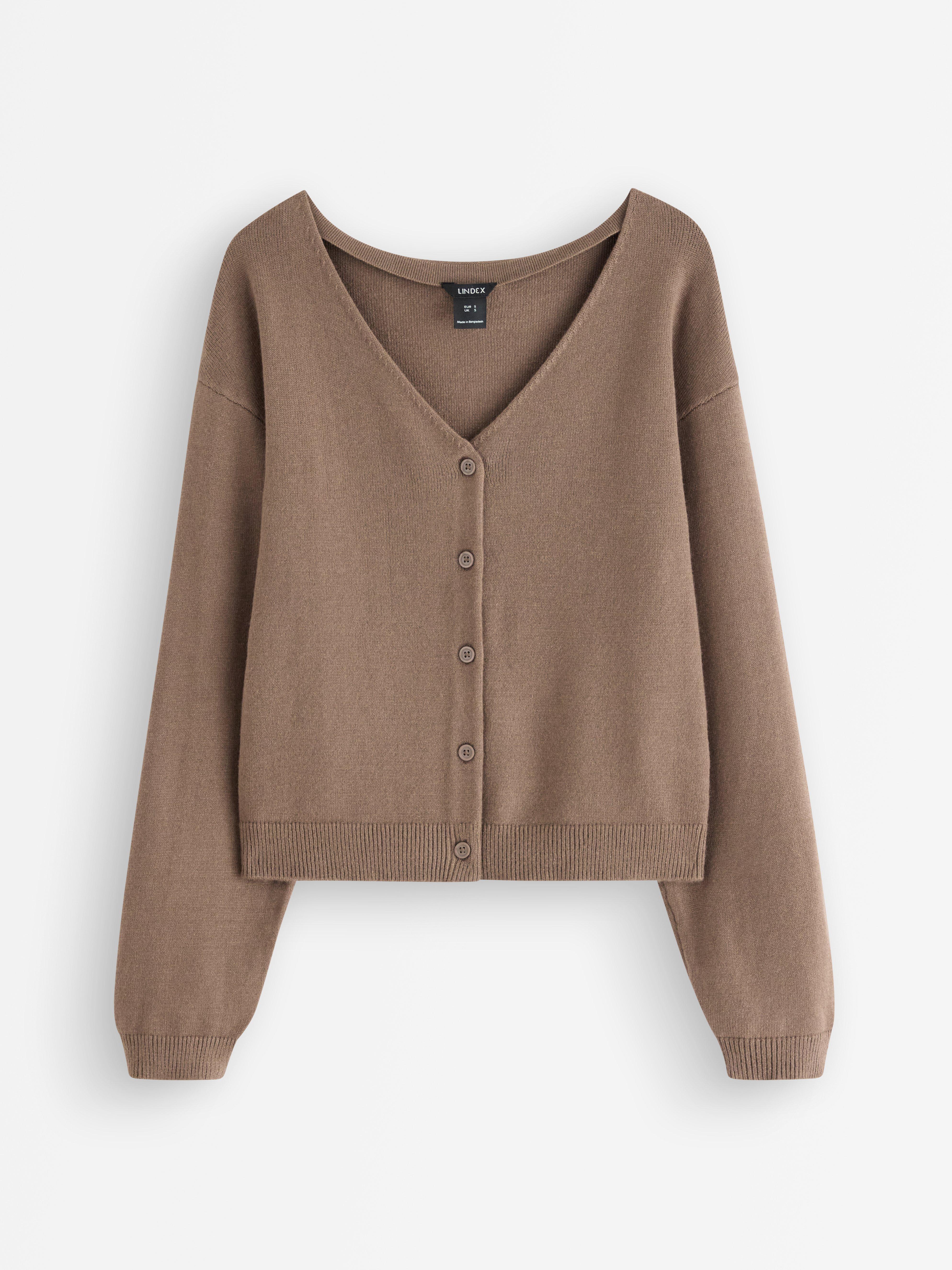Cardigan - Womens Wear - Brown