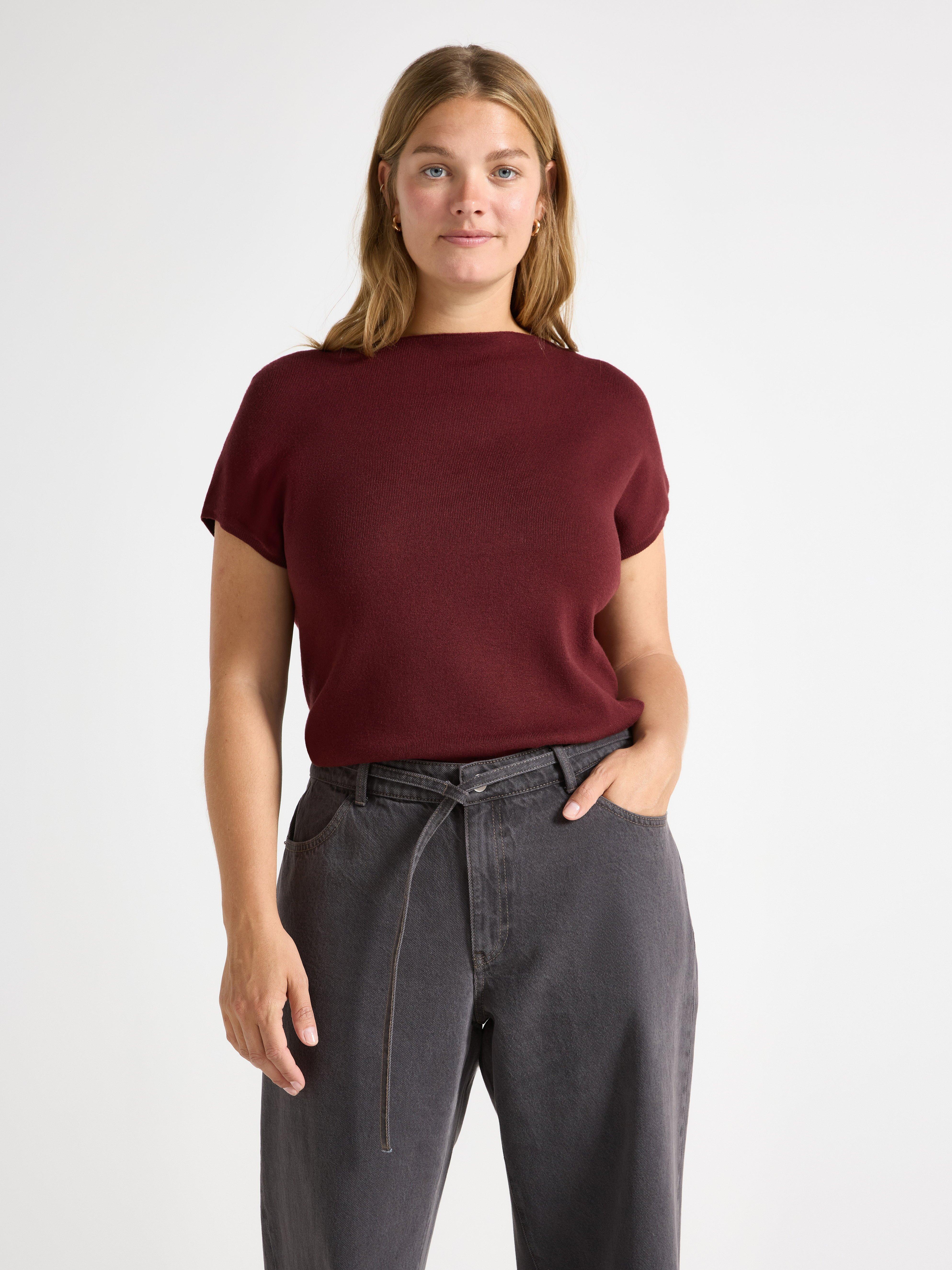 Sweater - Dame - Rød