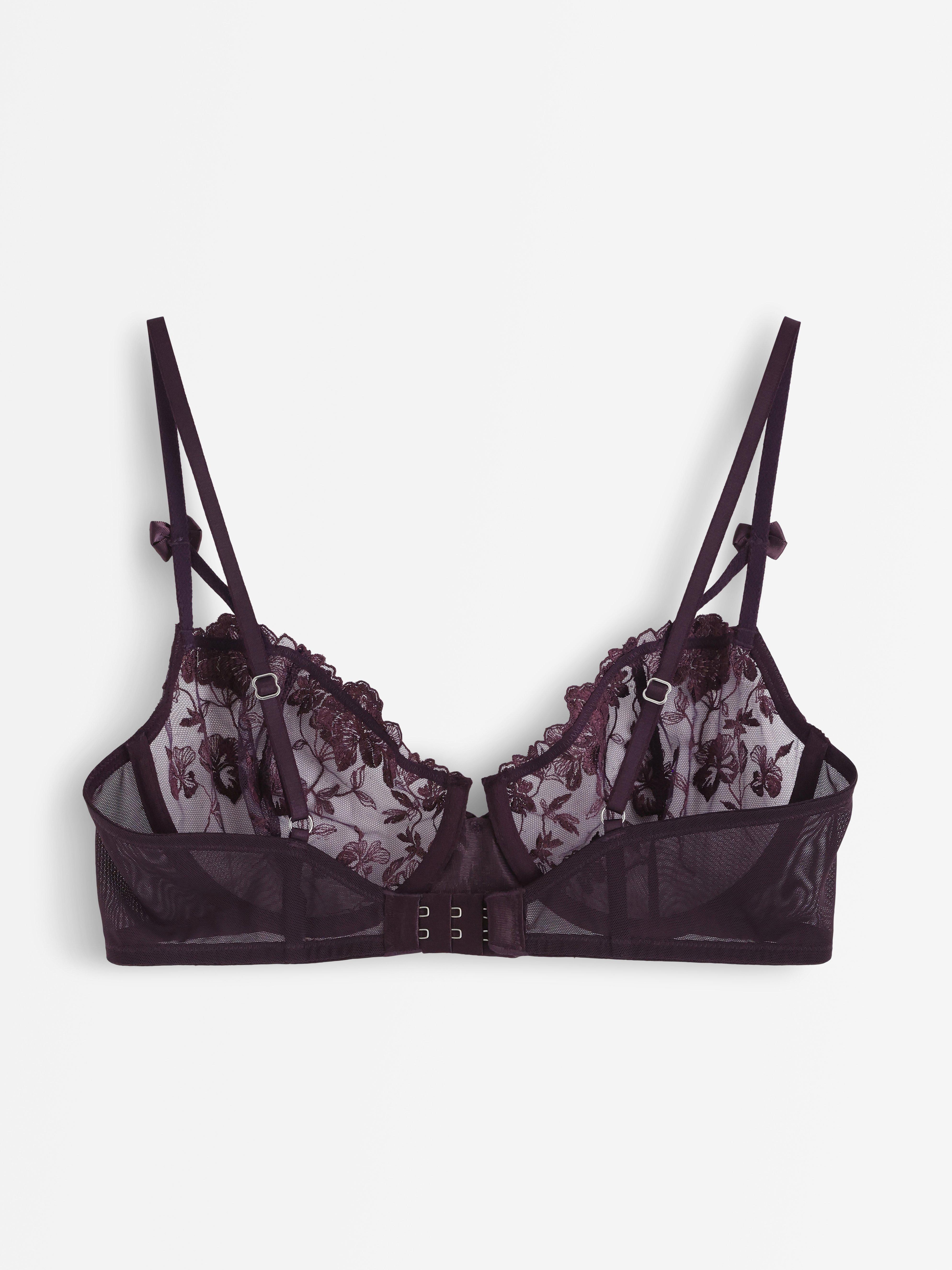 Unpadded Bra - Lingerie - Lilac