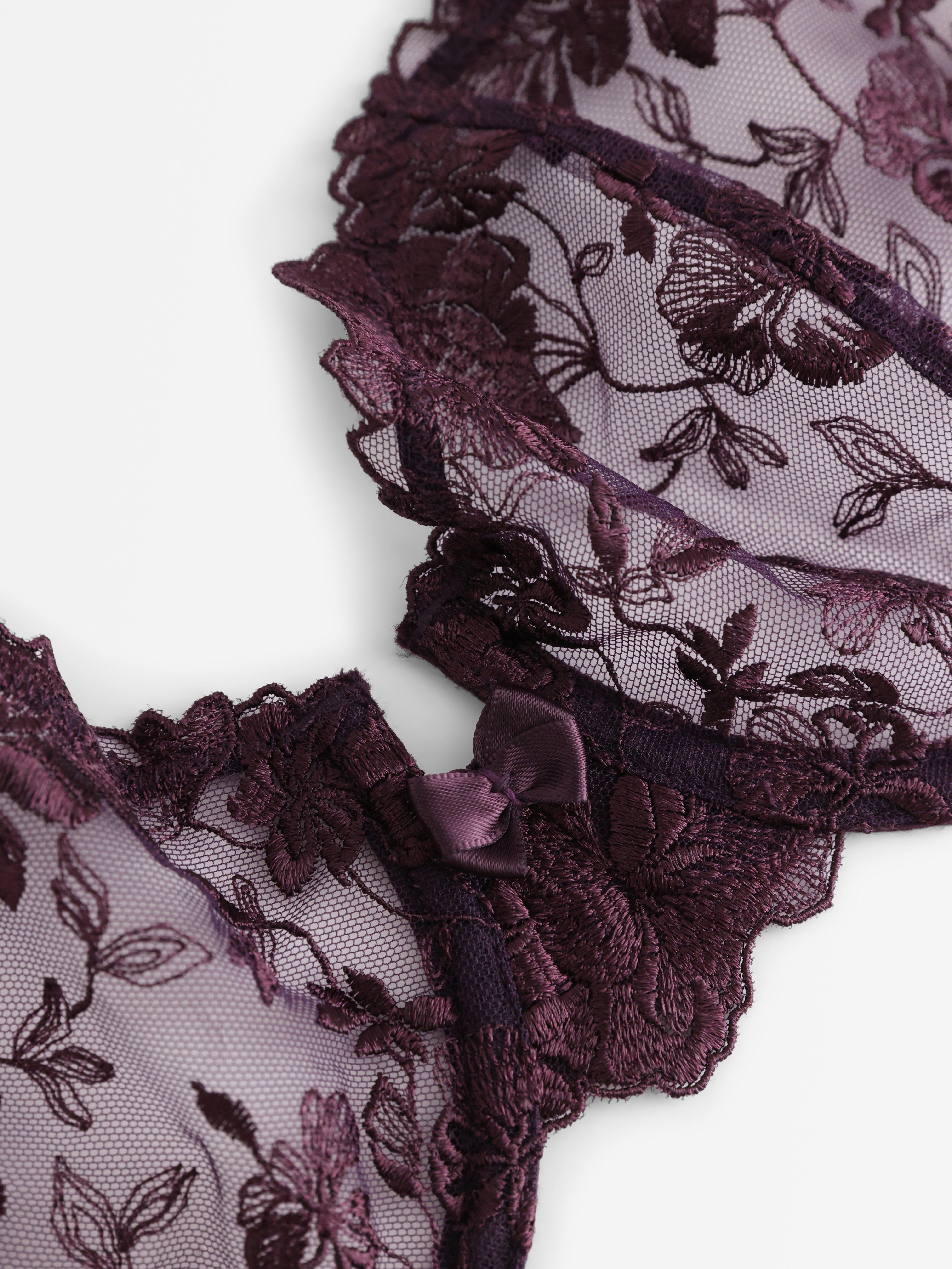 Unpadded Bra - Lingerie - Lilac