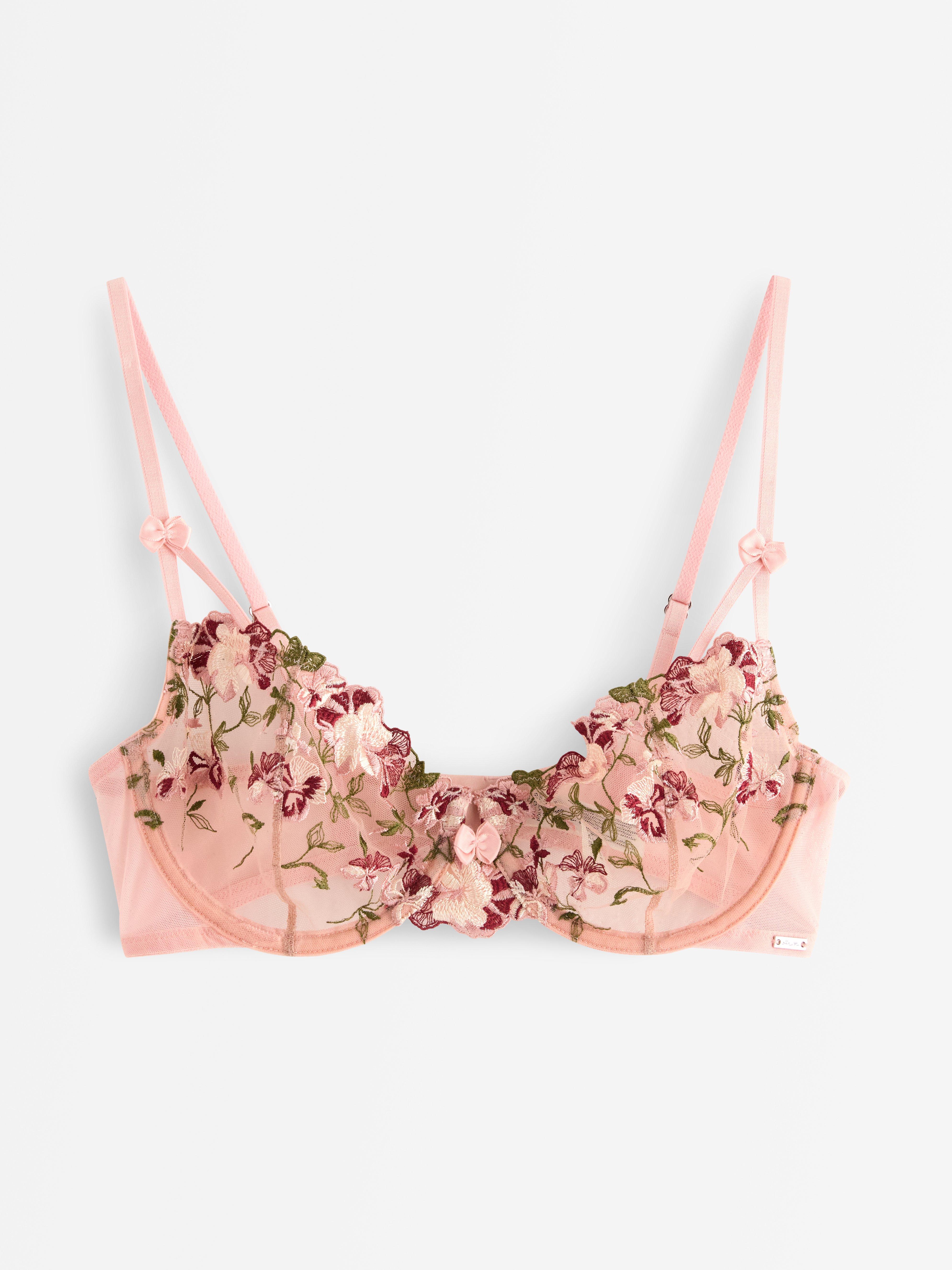 Unpadded Bra - Lingerie - Pink