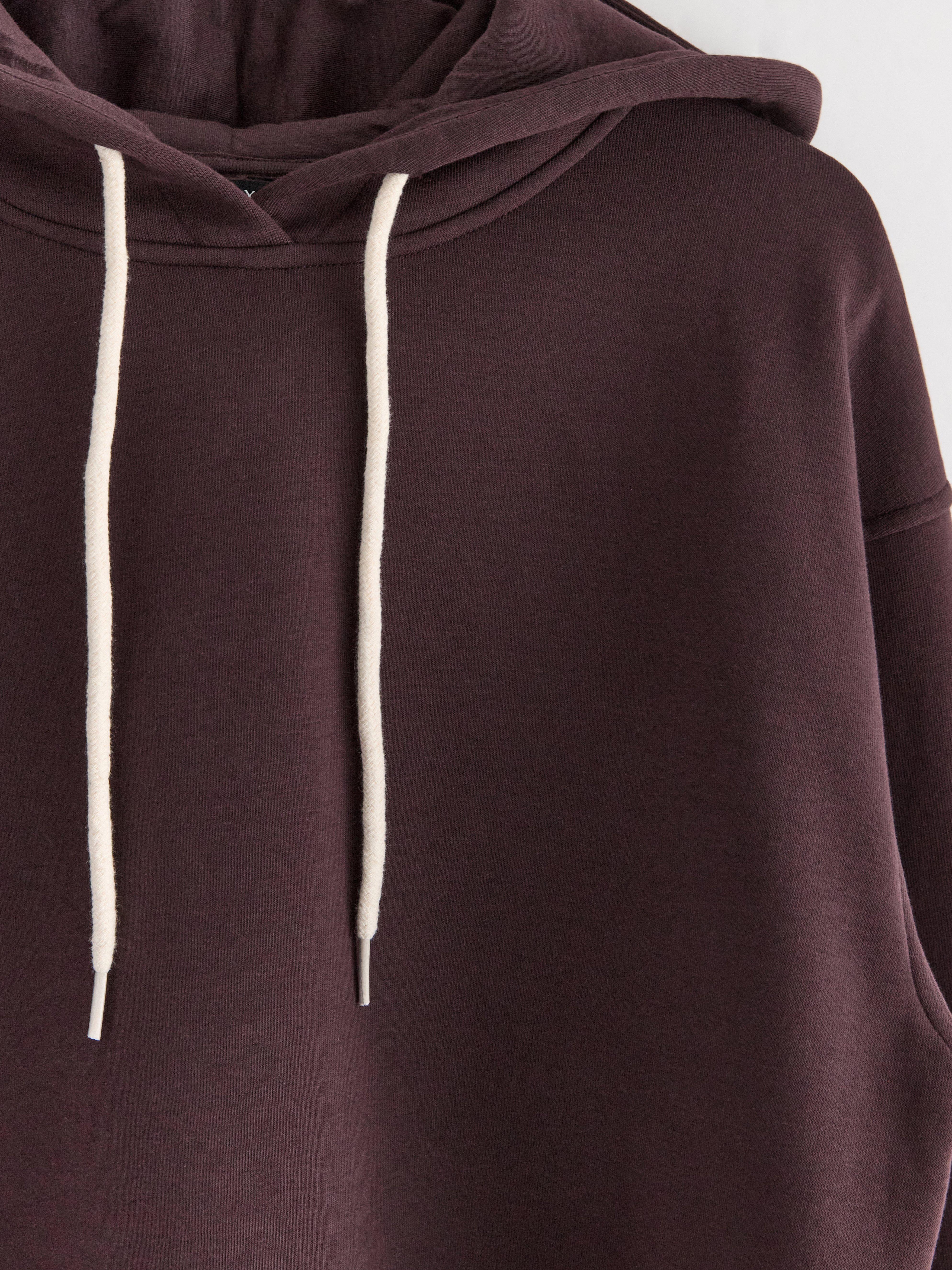Hooded Sweatshirt - Womens Wear - Red
