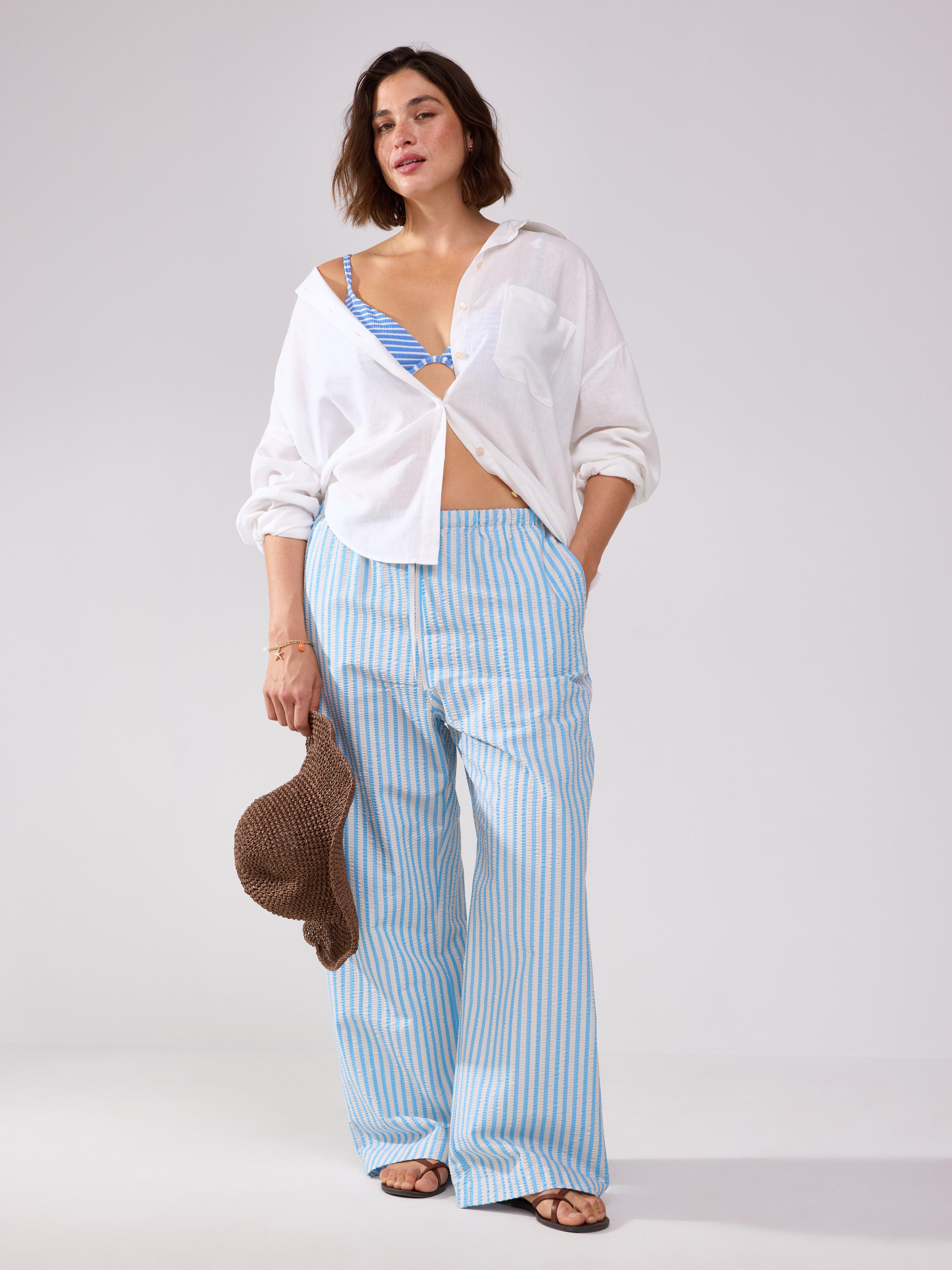 Trousers - Womens Wear - Blue
