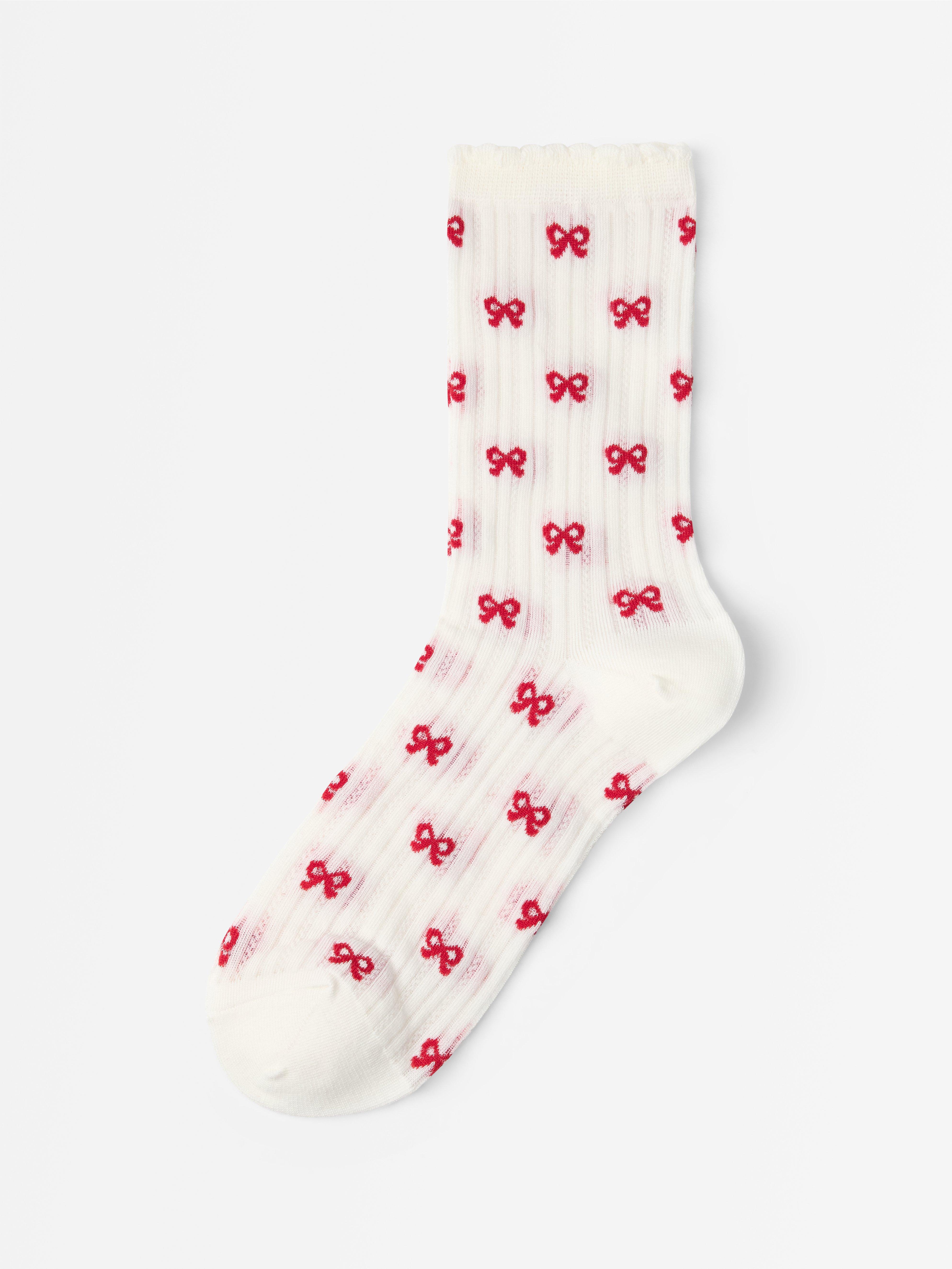 Socks - Lingerie - Red