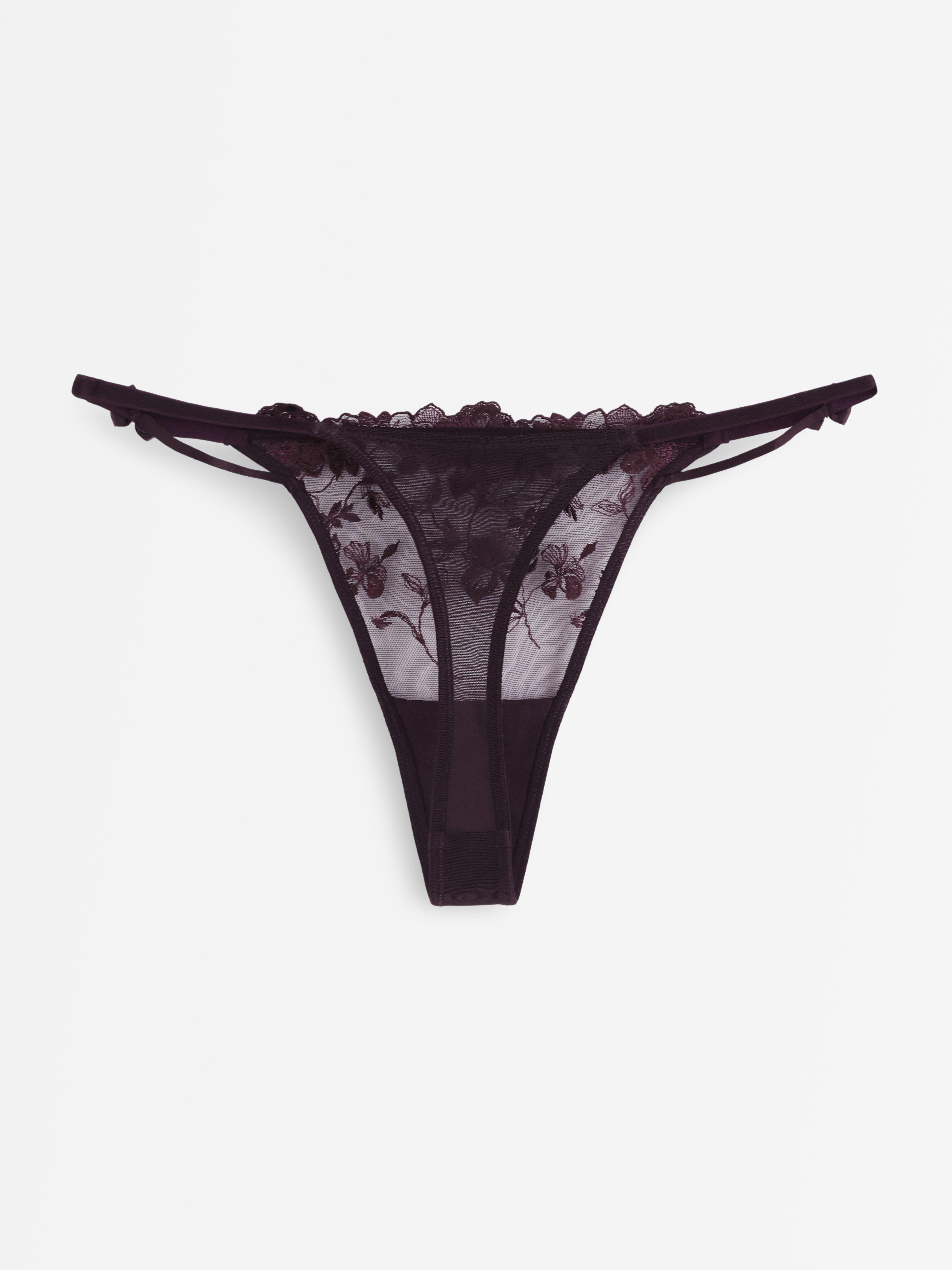 Thong Low - Lingerie - Lilac