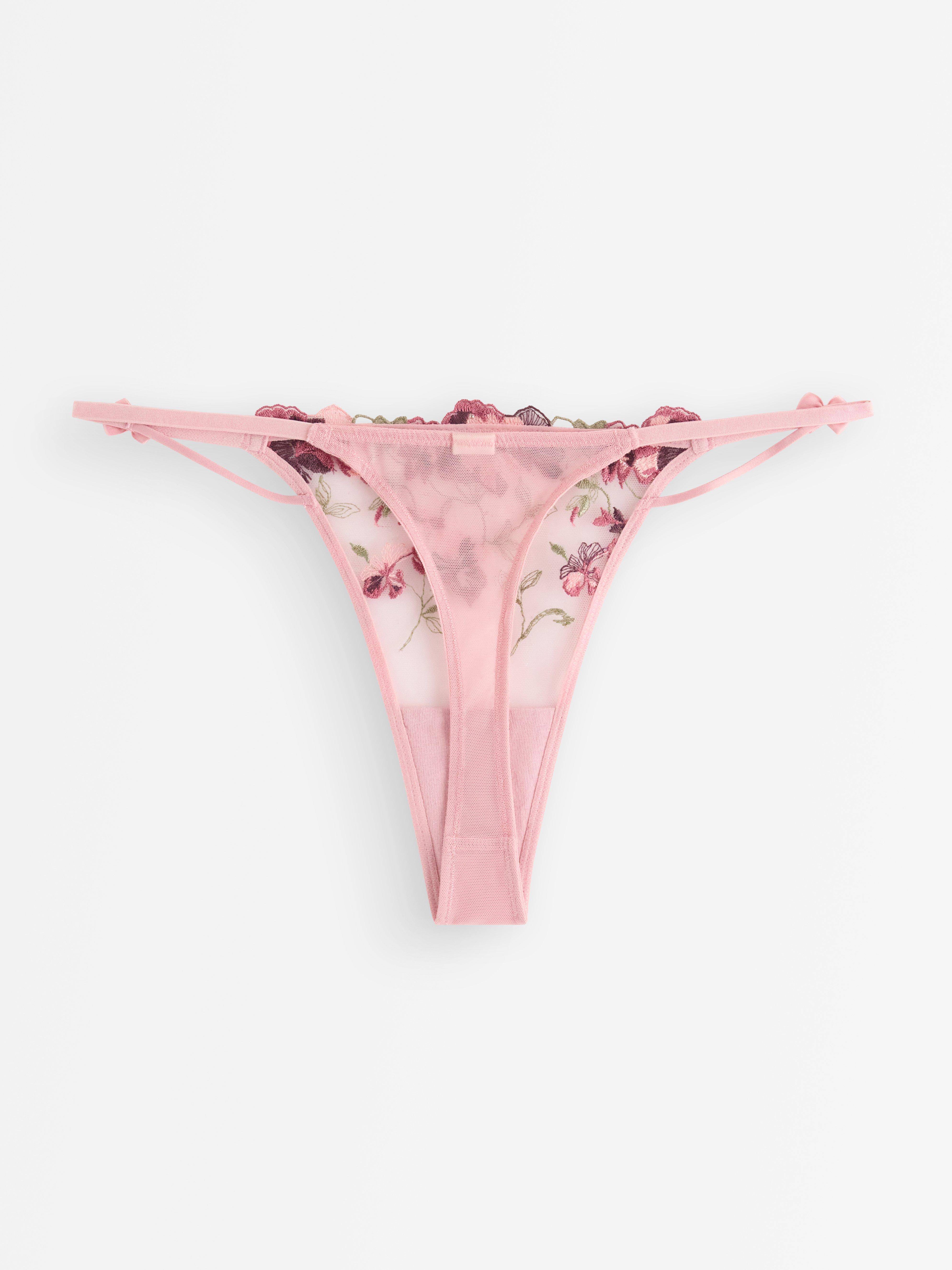 Tanga s nízkým pasem - Spodní prádlo - Růžová