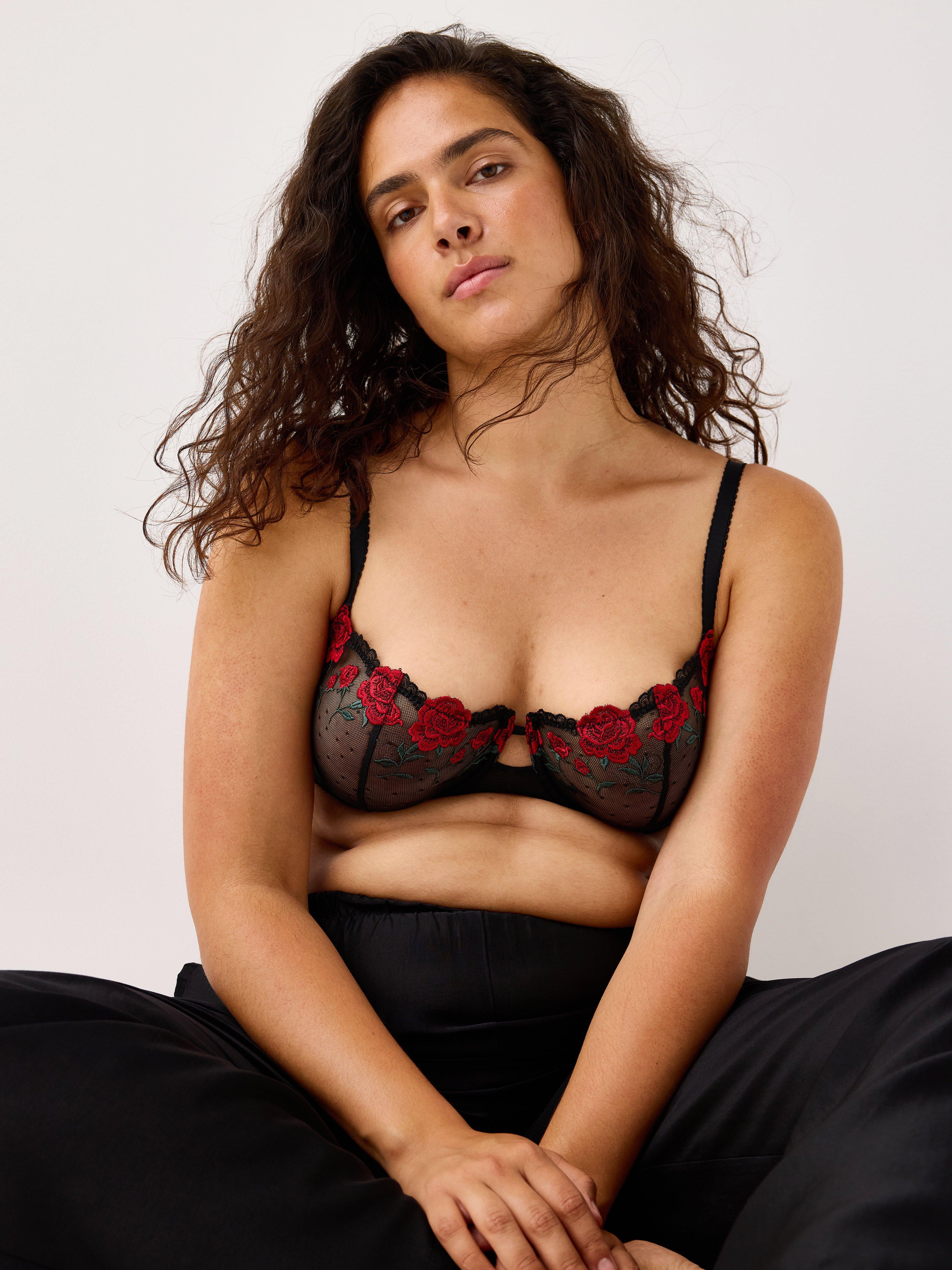 Unpadded Bra - Lingerie - Black