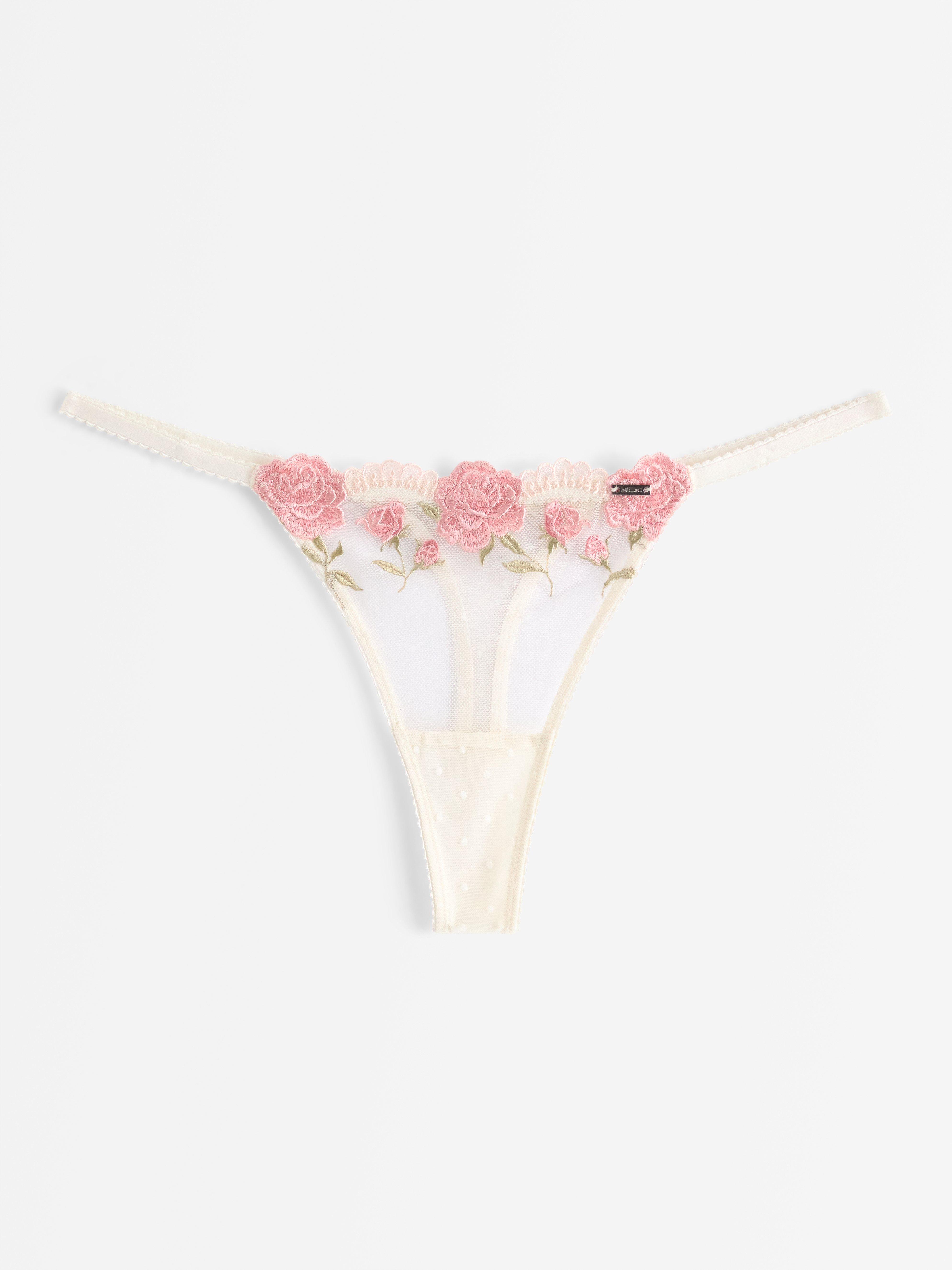 Thong Low - Lingerie - White